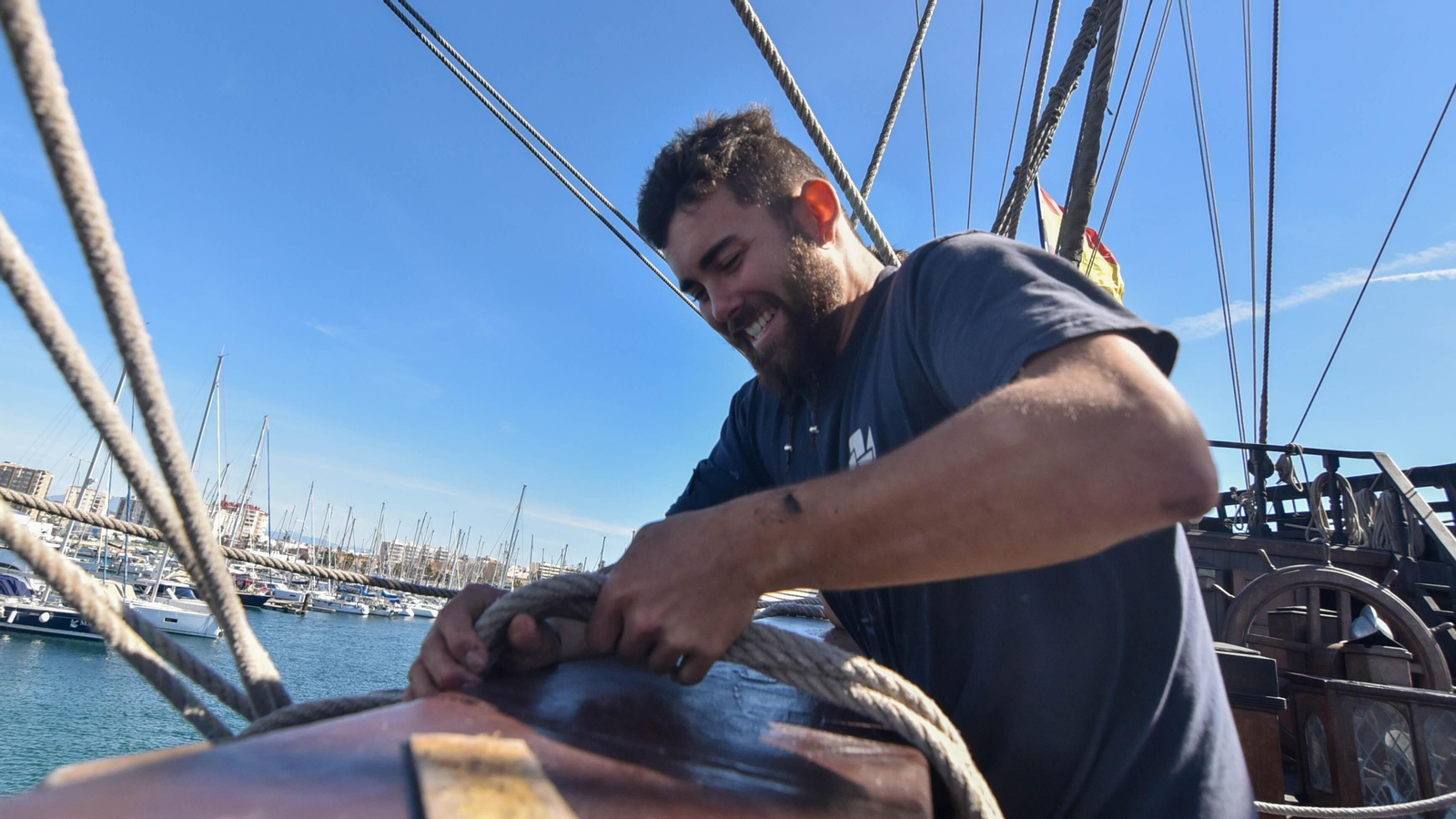 Las fotos del Galeón Andalucía en el Puerto de la Alcaidesa
