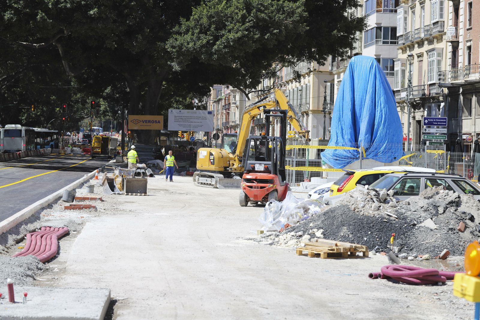 Las fotos de la recta final de las obras de la Alameda Principal