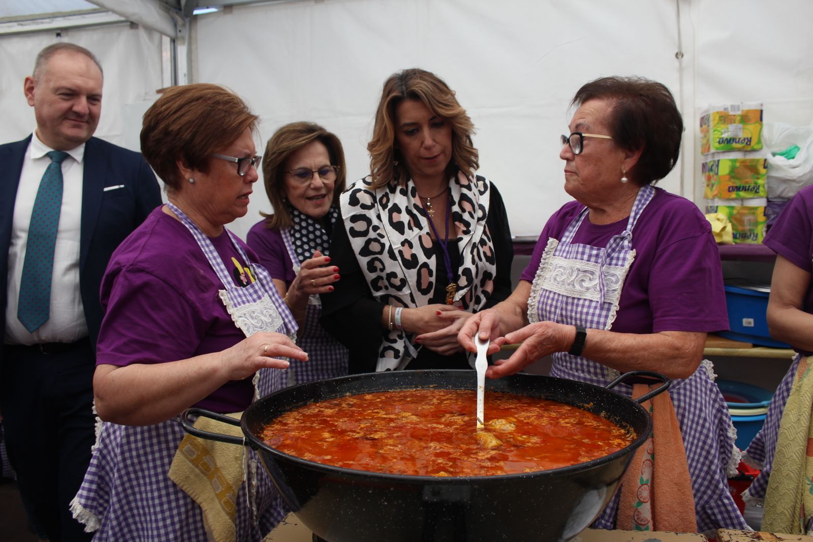 Susana Díaz visita la Feria de Cuevas del Almanzora