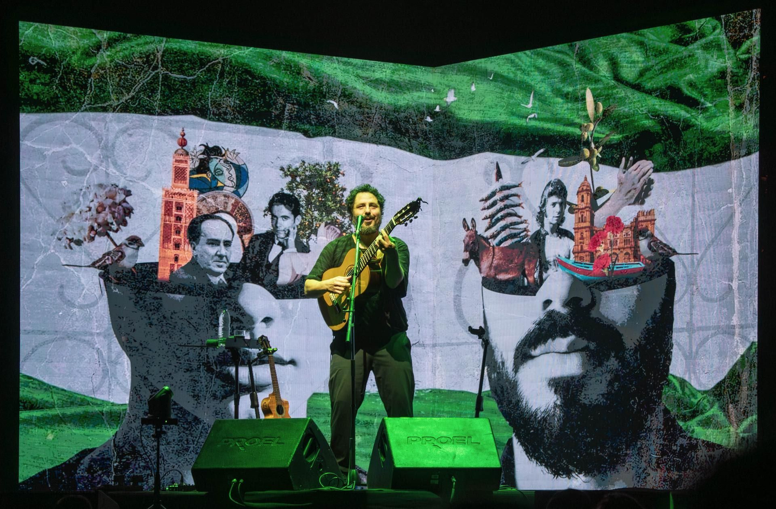 El Kanka durante uno de sus conciertos en Latinoamérica.