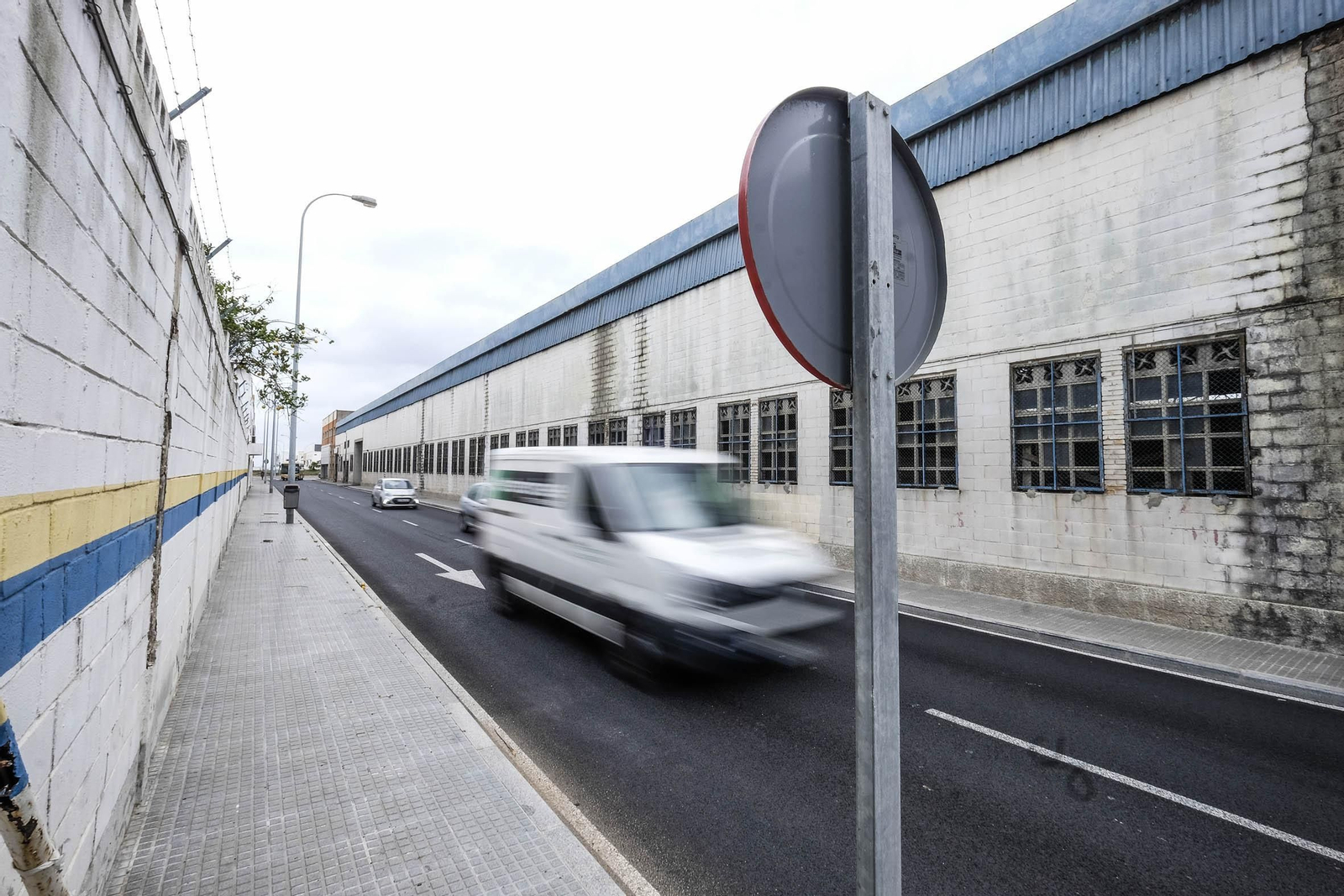 Imagen del polígono exterior de la Zona Franca de Cádiz.