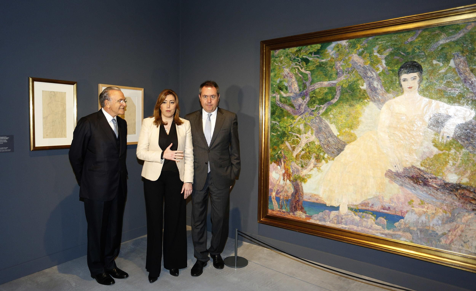 La inauguración del Caixafórum Sevilla