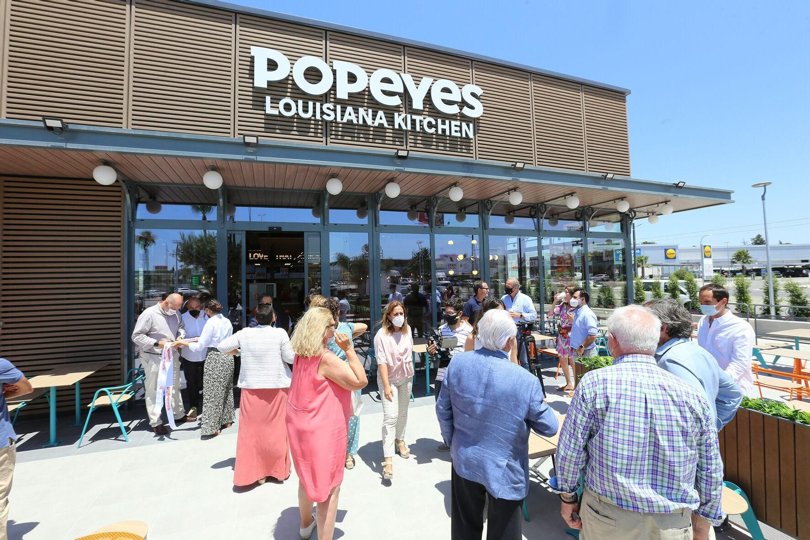Uno de los locales de la cadena Popeyes en Andalucía, en Chiclana.
