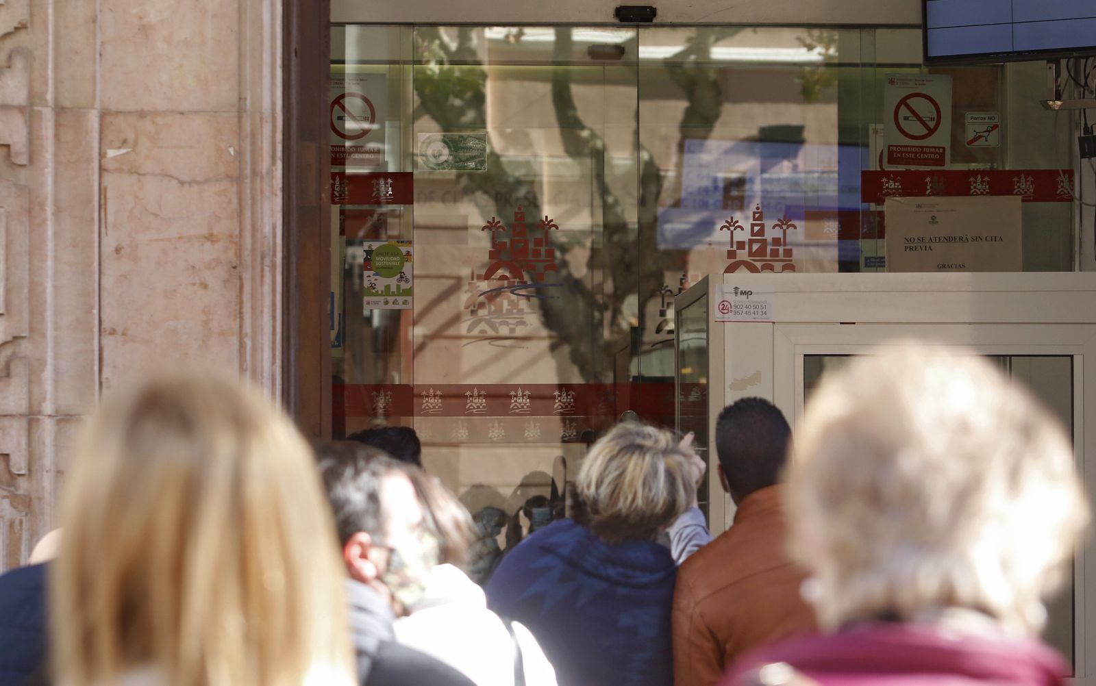 Oficina de atención ciudadana en el centro de Córdoba.