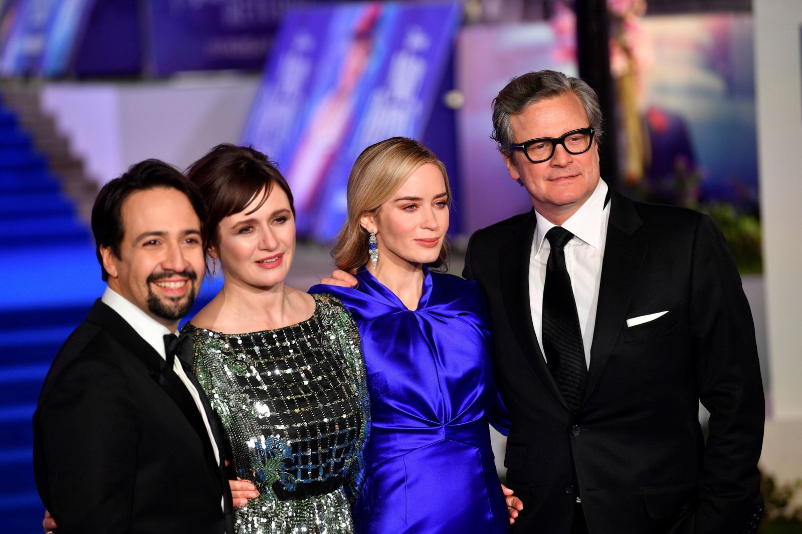 Sobriedad y elegancia en la premiere europea de 'El Regreso de Mary Poppins'