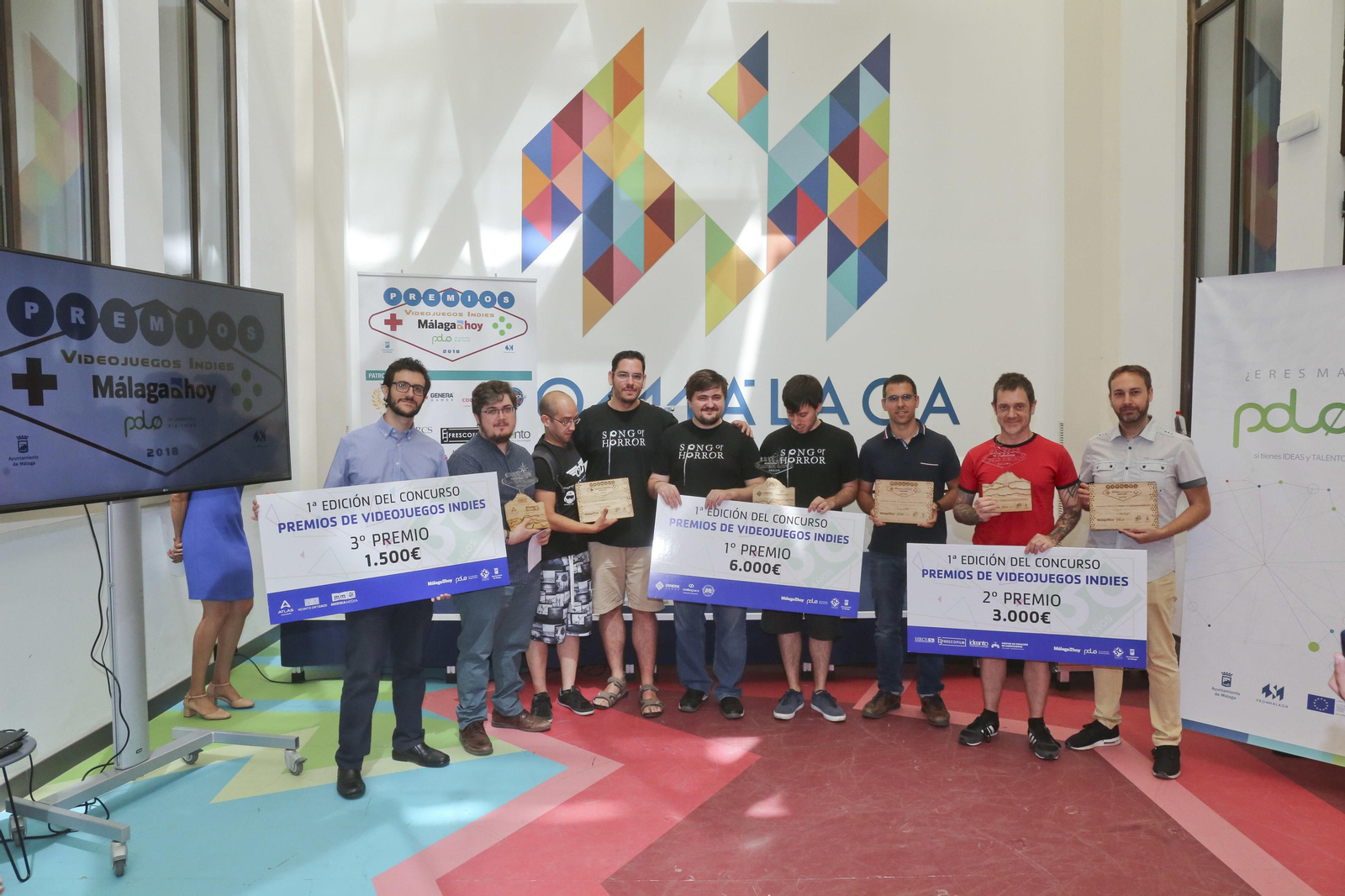 Premios de la I edición del concurso nacional de videojuegos indies
