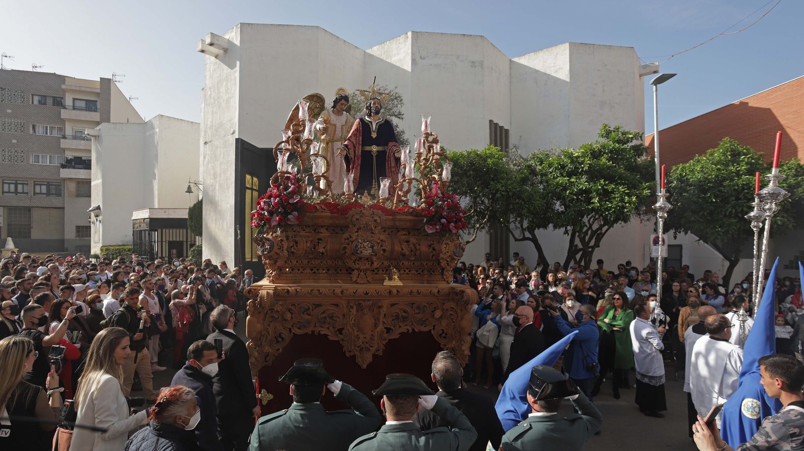 Fotos del Domingo de Ramos en Algeciras: Oración en el Huerto