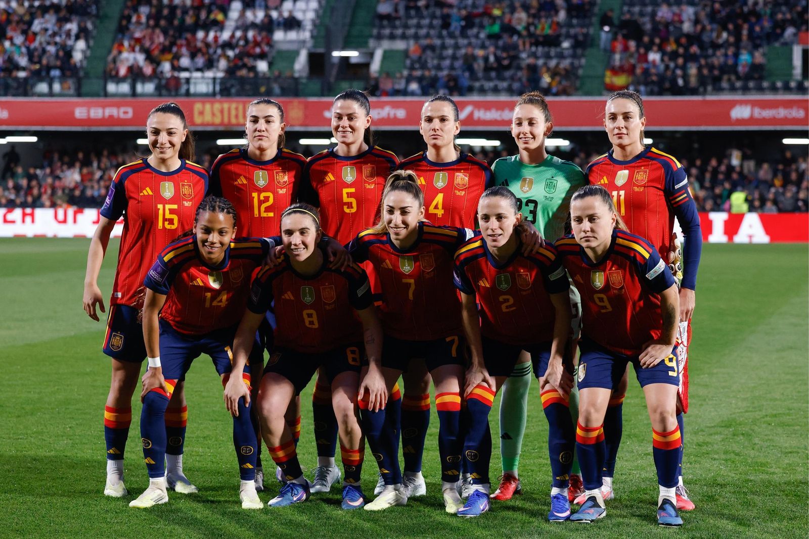 Las fotos del España-Islandia de fútbol femenino