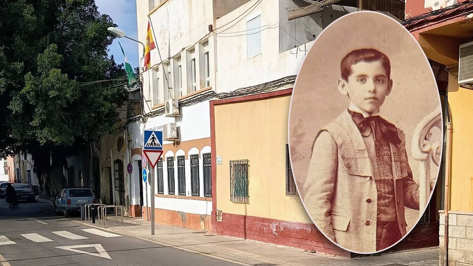 Edificio actual en donde se ubicaba la casa escuela del Barrio Alto en la que vivió Federico García Lorca.