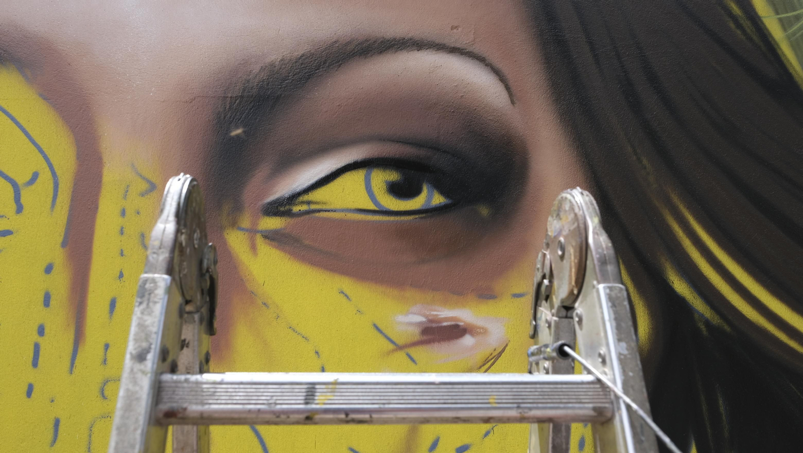 Moxaico, talento muralista almeriense