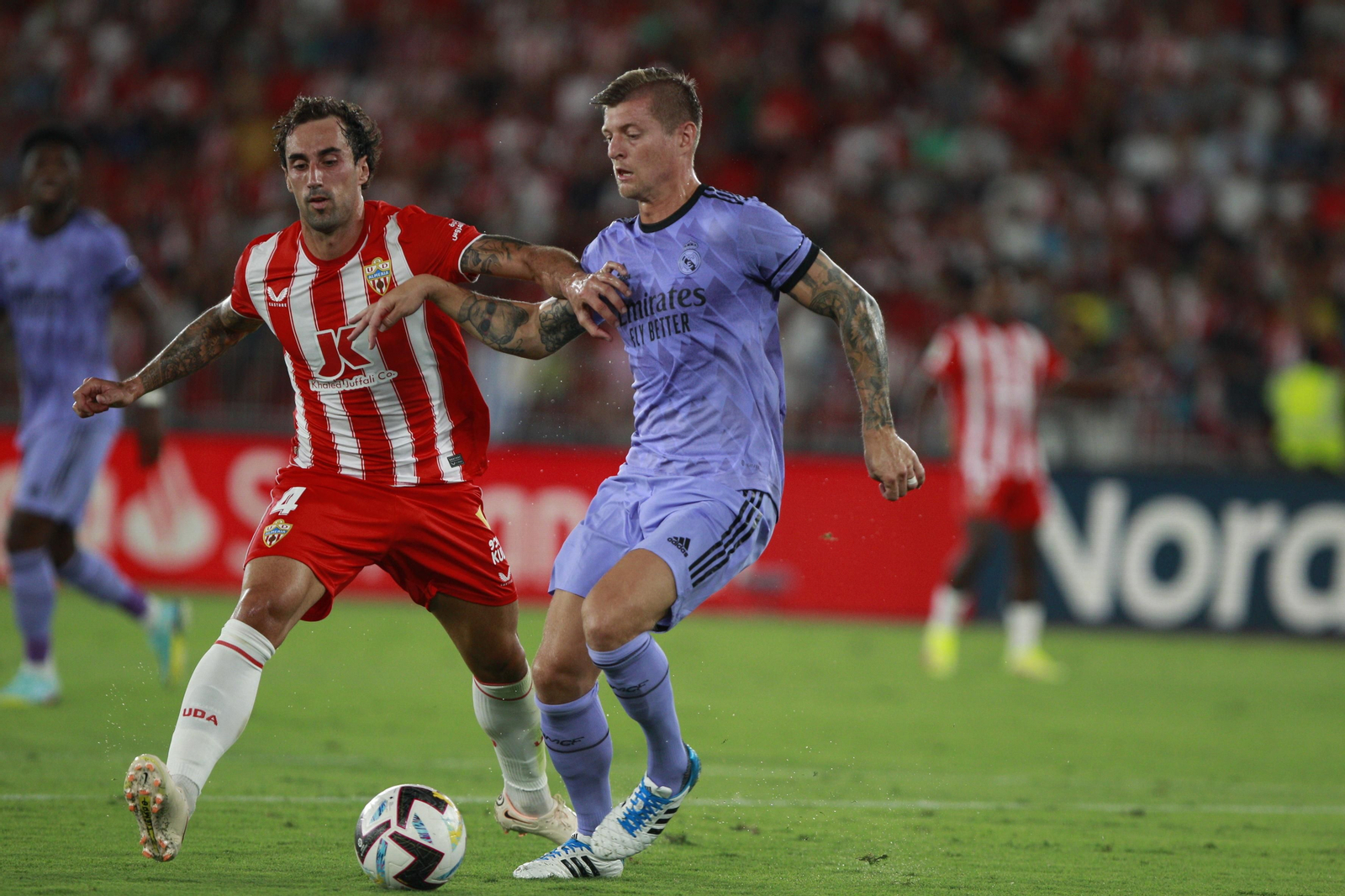 Imágenes del partido U.D. Almería-Real Madrid C.F. de la Liga Santander