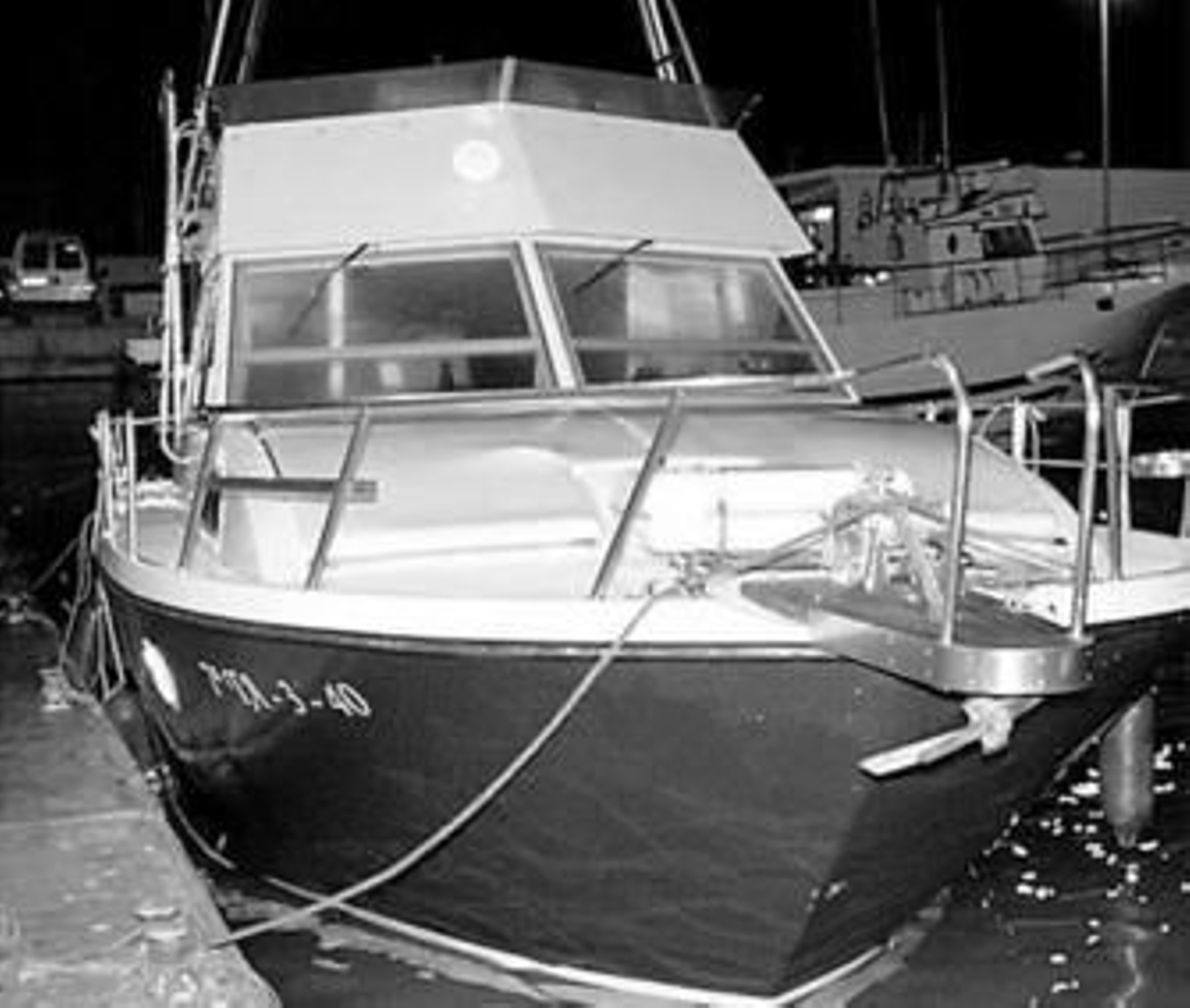 Embarcación que transportaba a finales del año pasado casi dos toneladas de hachís por el río Guadalquivir.