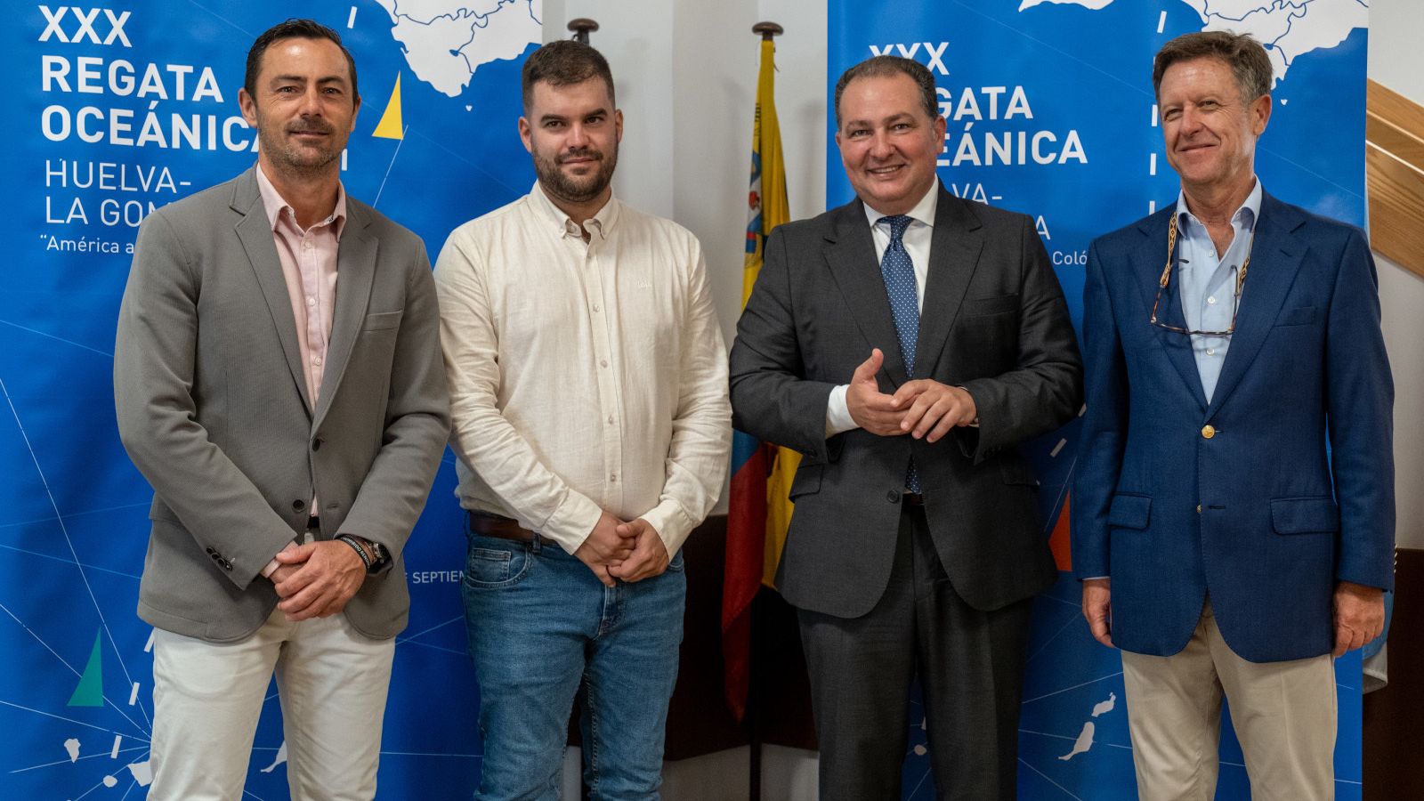 Presentación de la Regata Oceánica este jueves en la Diputación de Huelva.