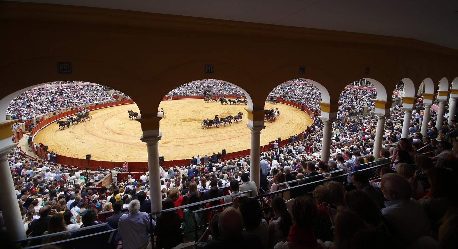La 34º exhibición de enganches de la Feria de Sevilla en imágenes