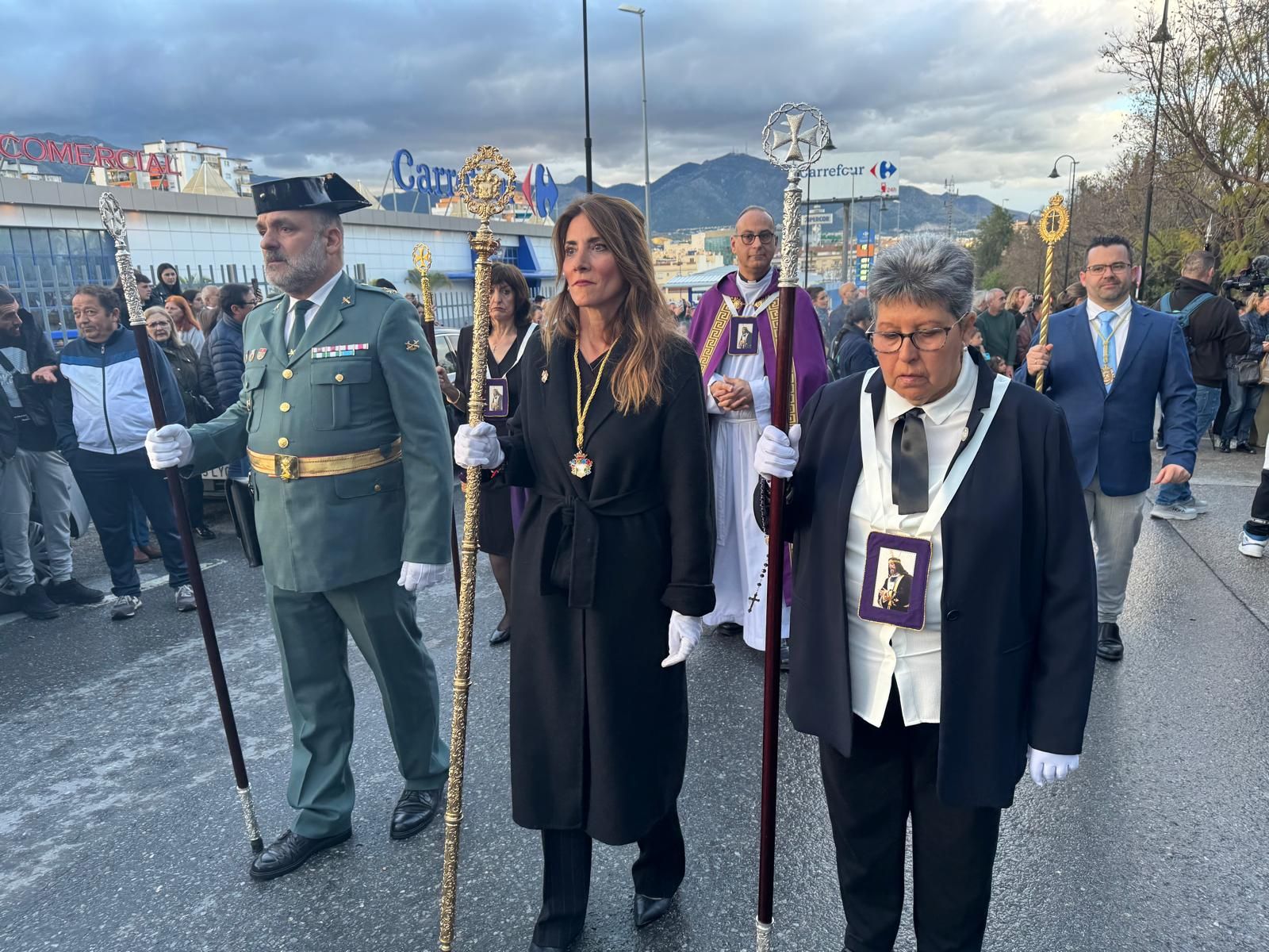 El Cristo de Medinaceli el Martes Santo en las Lagunas de Mijas, en imágenes
