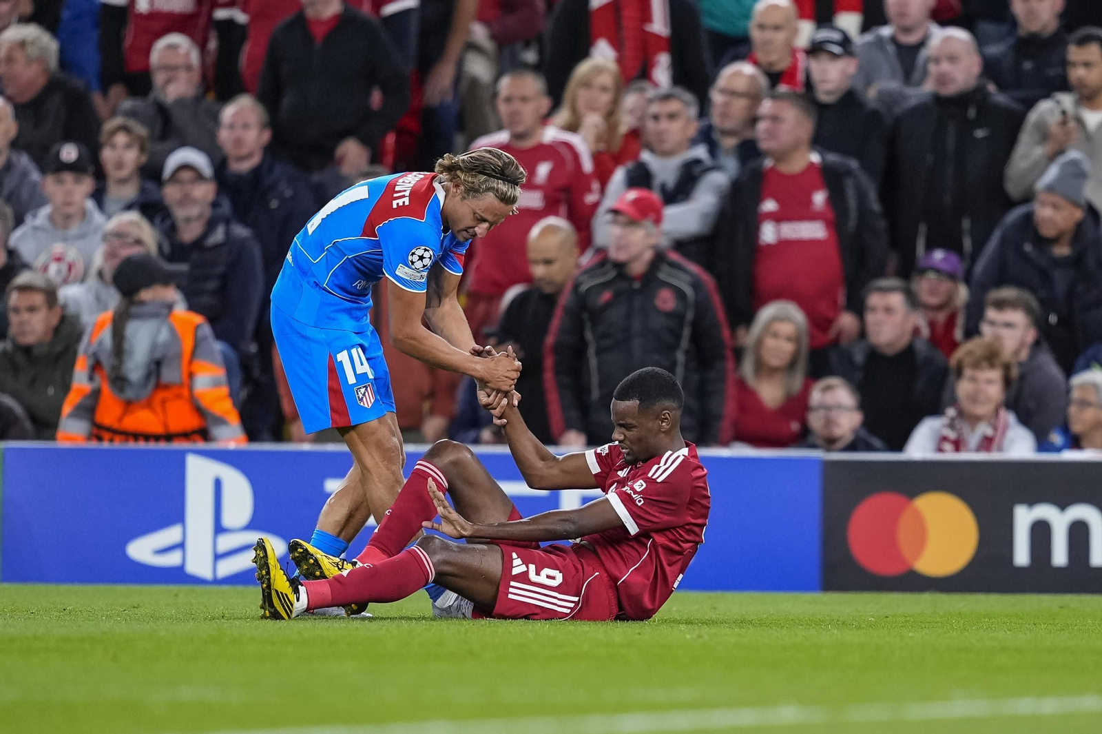 Las fotos del Liverpool - Atlético de Madrid