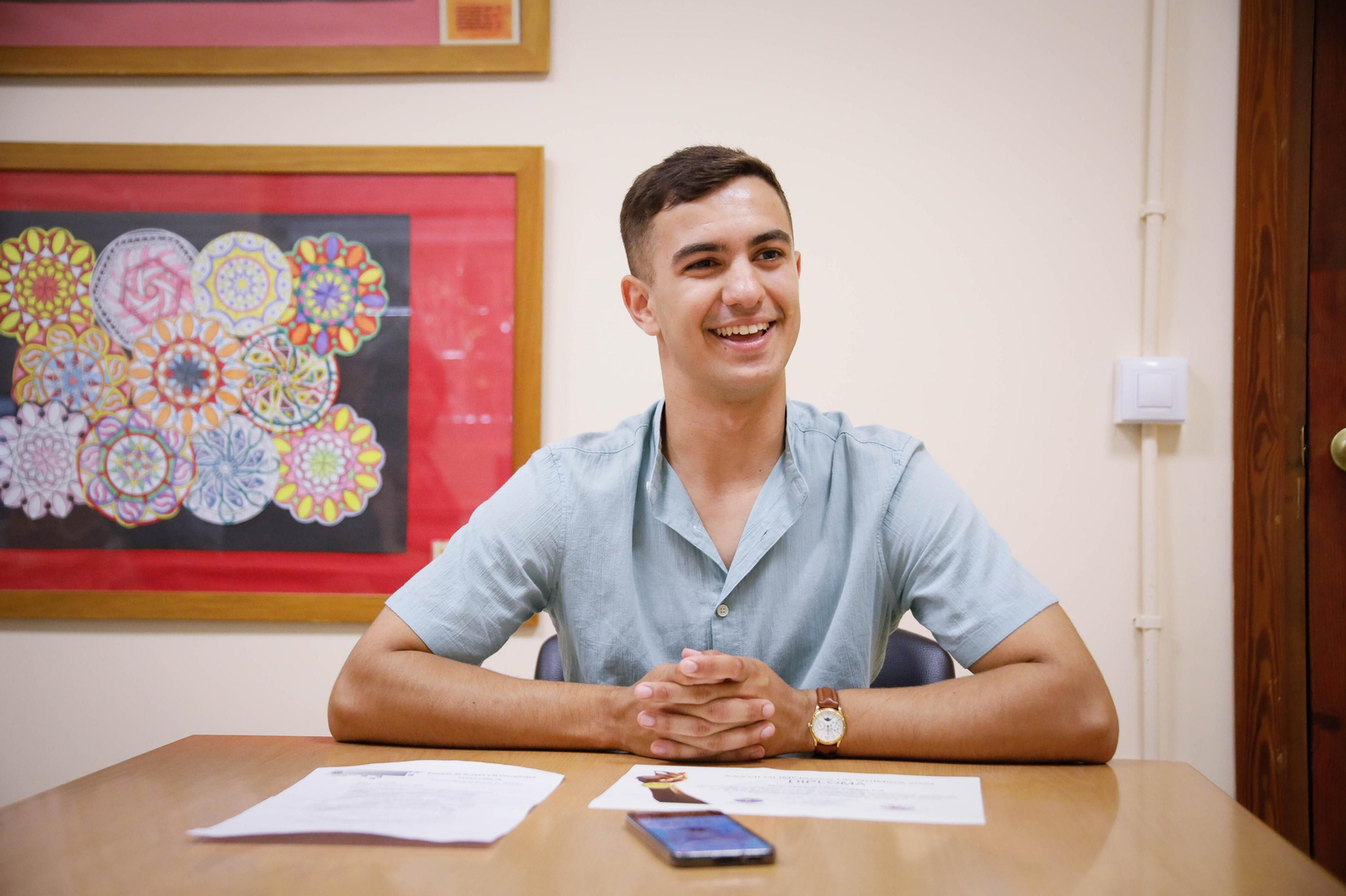 Un alumno del IES Maestro Padilla, máxima nota en la selectividad, en imágenes