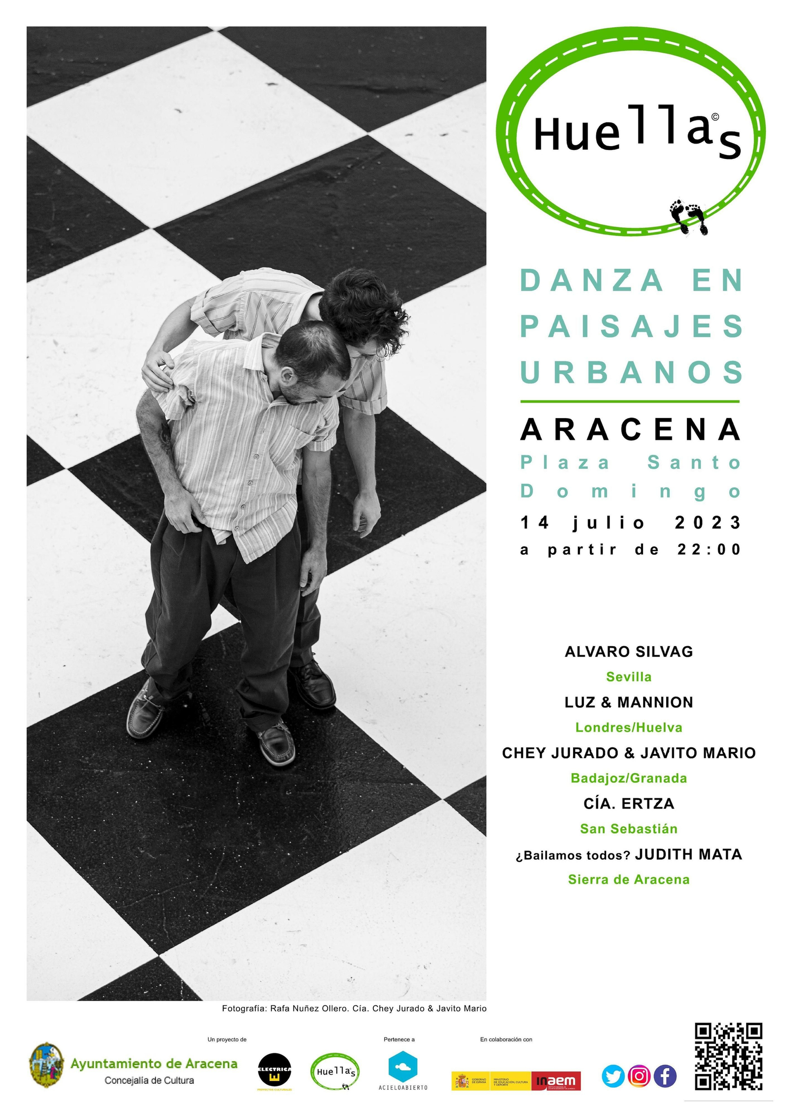 Cartel 'Huellas, danza en paisajes urbanos'