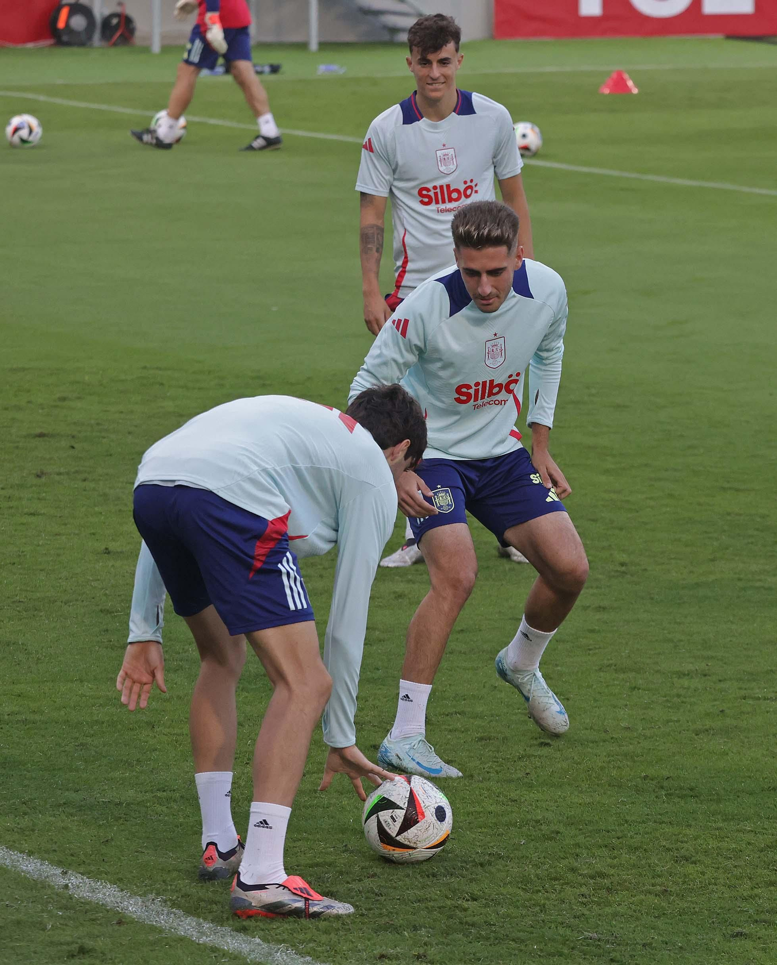 Fotos del entrenamiento de la selección española sub-21 en La Línea