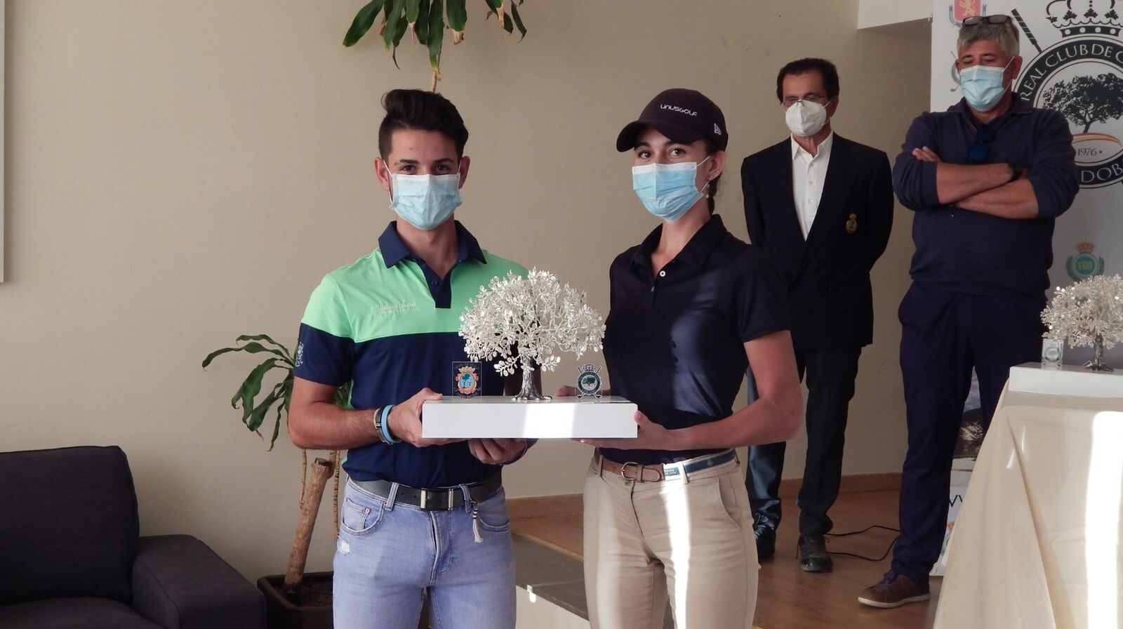 Antonio José Bejarano y Susana Granados, vencedores del torneo.