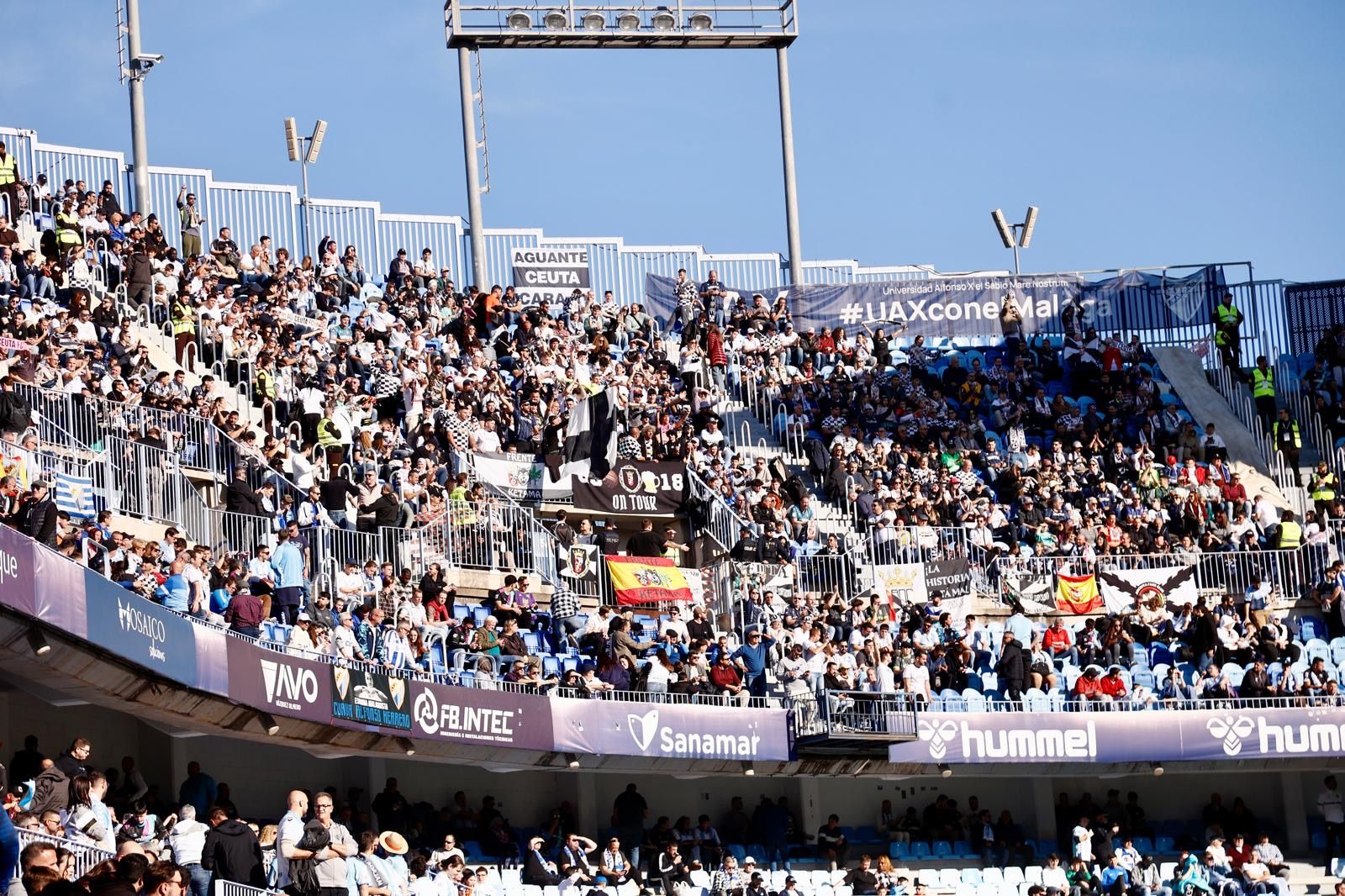El Málaga CF-Ceuta, en fotos