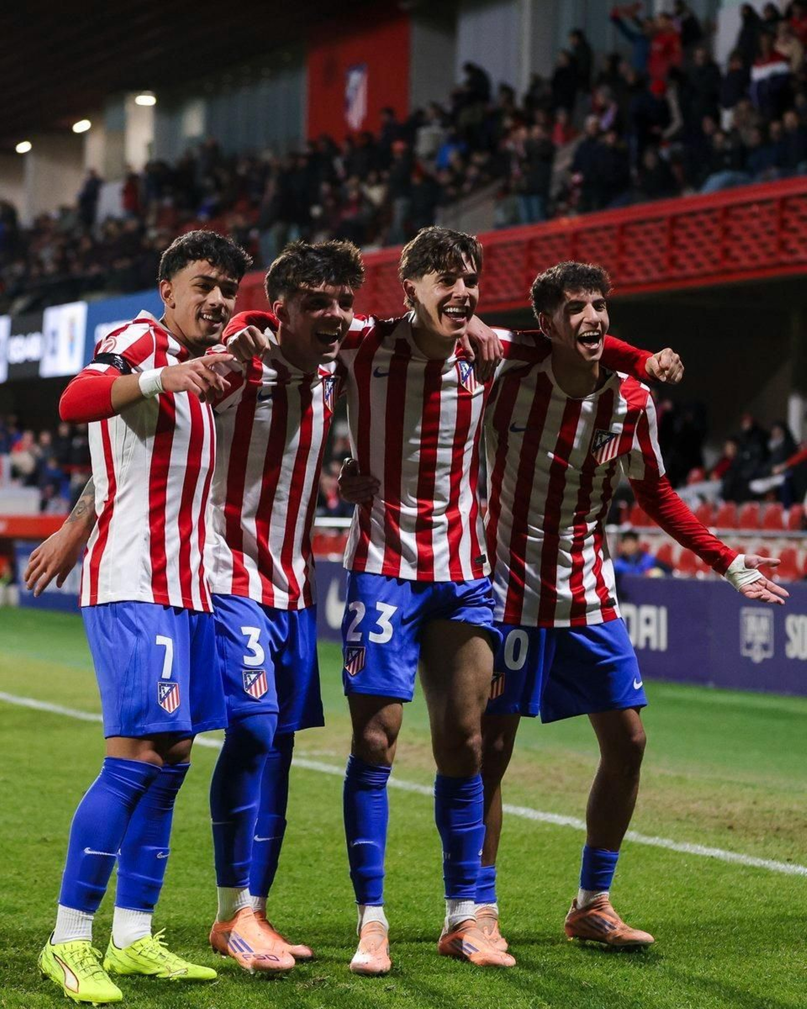 Los colchoneros, durante una celebración.