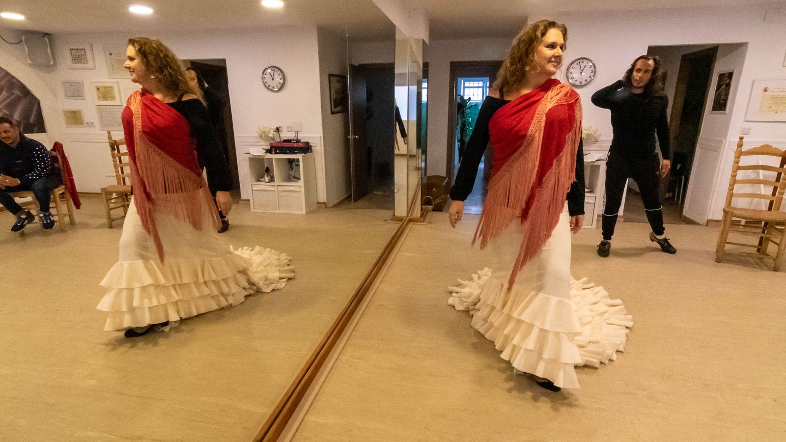 Las fotos del ensayo del ultimo espectaculo de Mónika Bellido