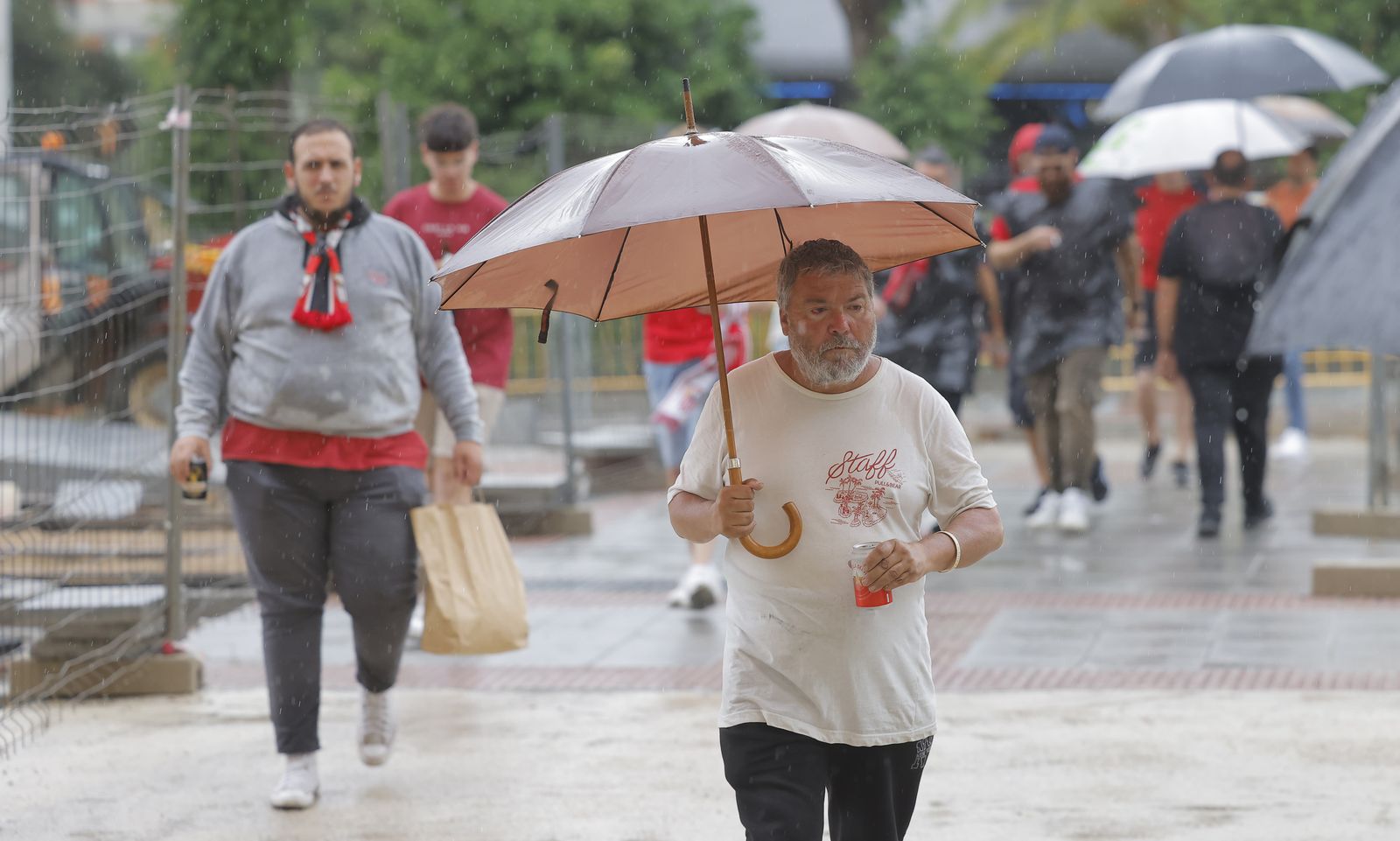 las imágenes de la lluvia en Sevilla