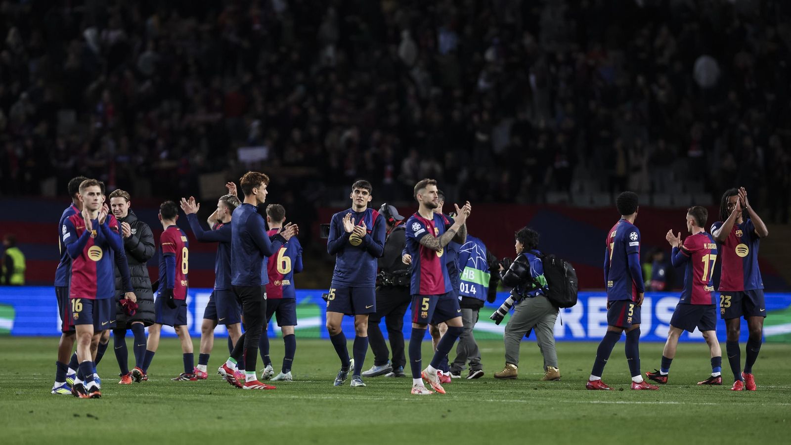 Las fotos del Barcelona-Benfica