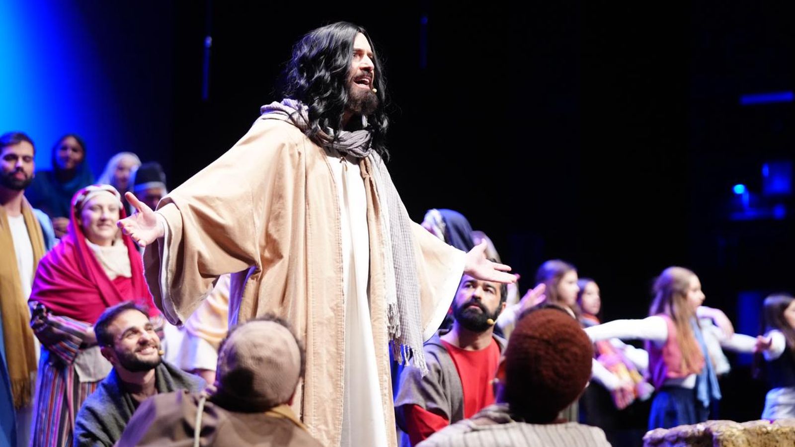 Un momento de la representación de 'Getsemaní'.