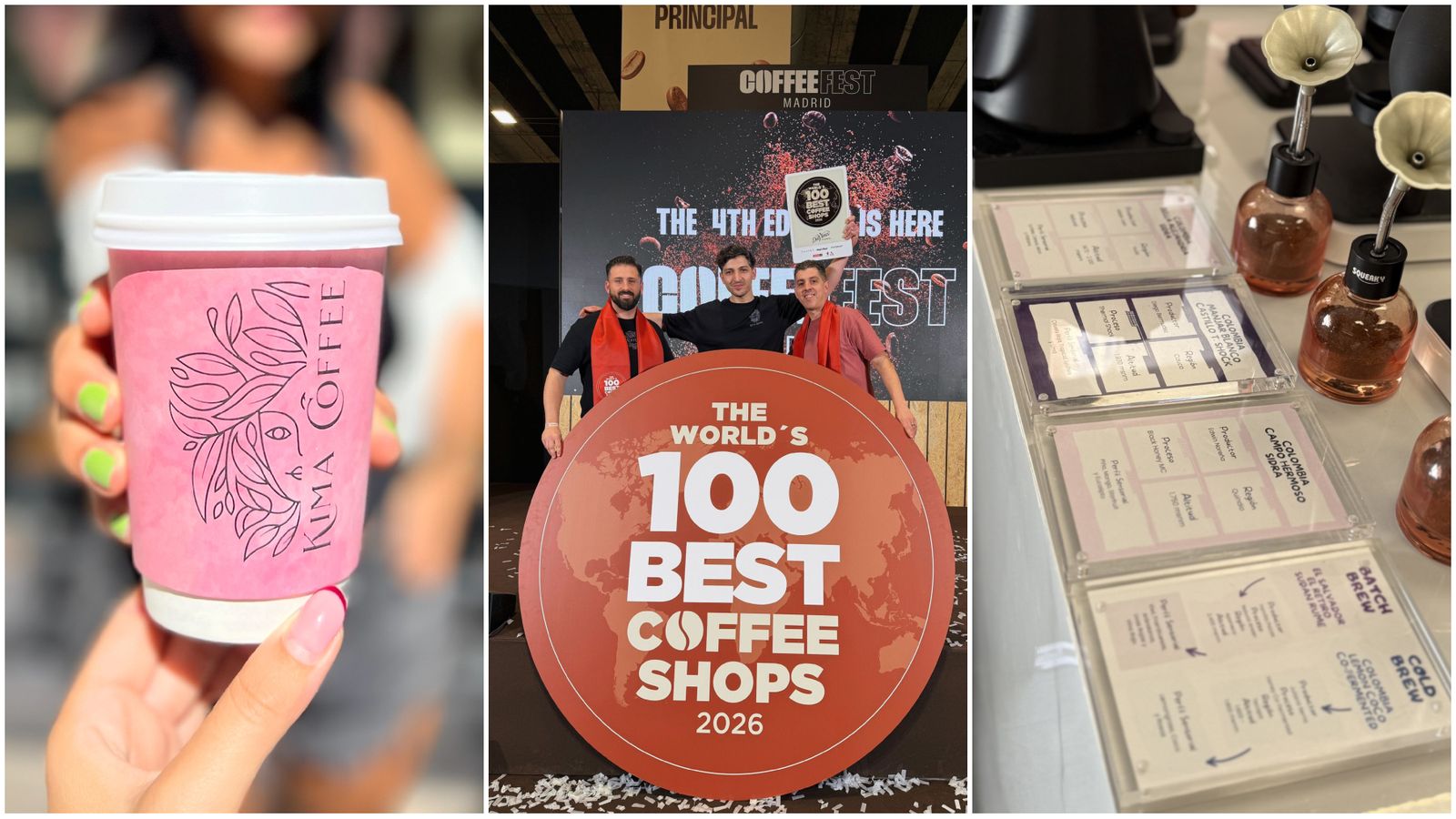 Kima Coffee está nuevamente entre las 100 mejores cafeterías del mundo.