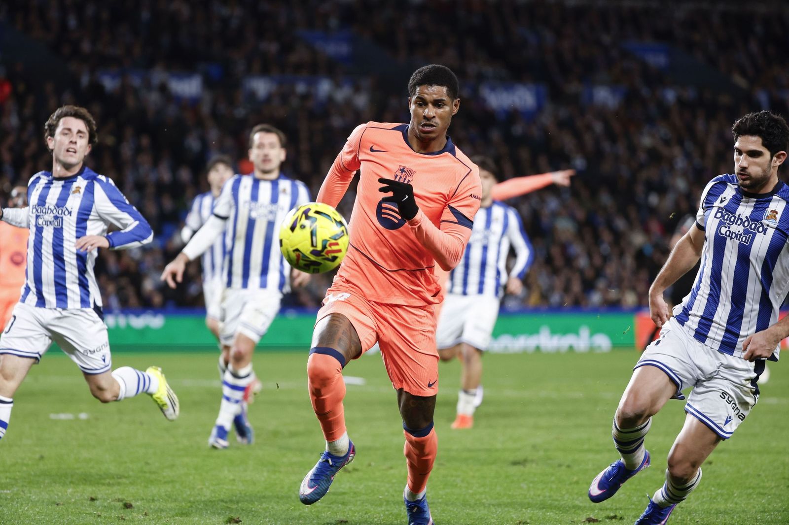 Las fotos de la derrota del Barcelona contra la Real Sociedad