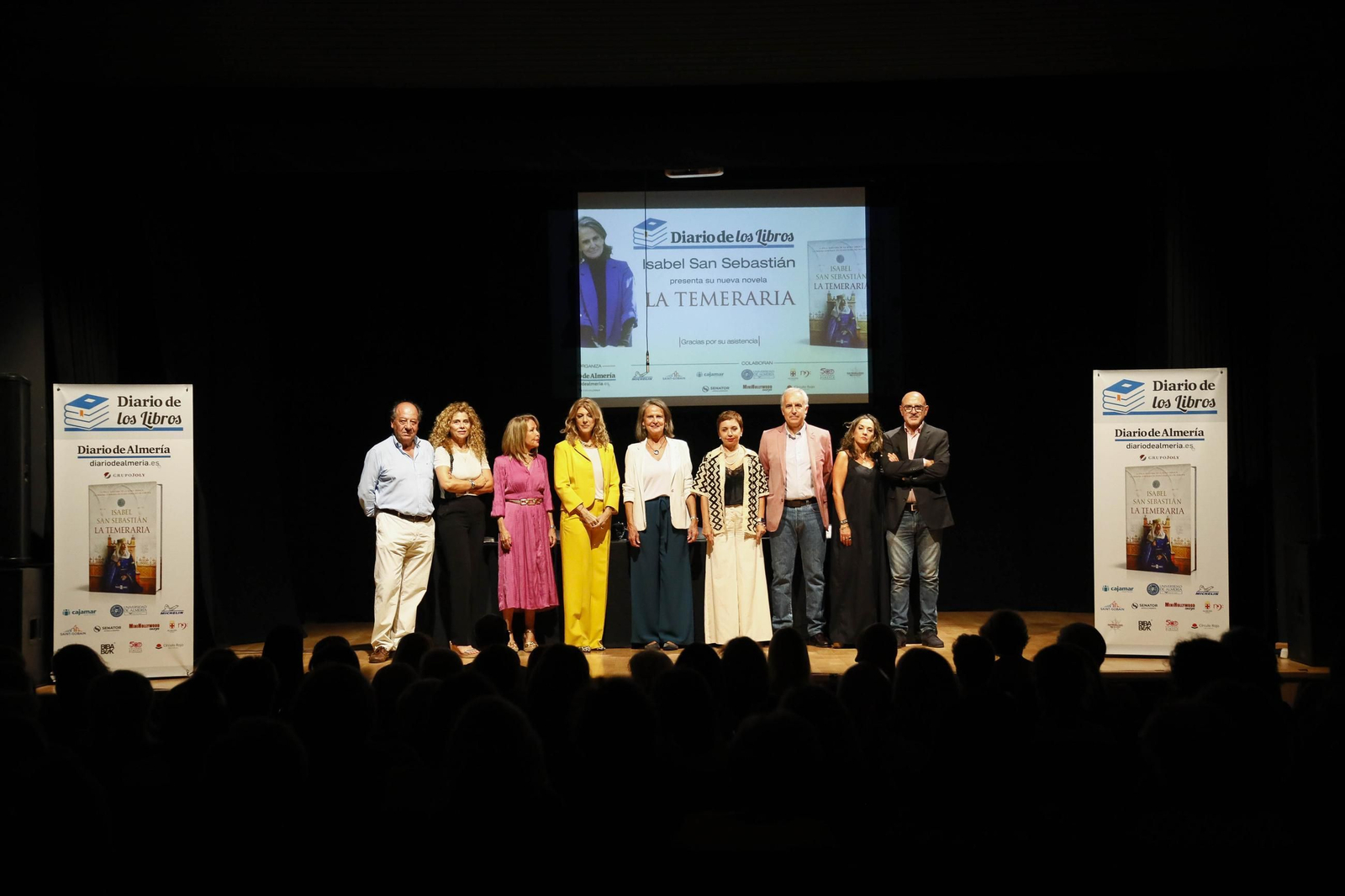 Las imágenes del diario de los libros con Isabel San Sebastián