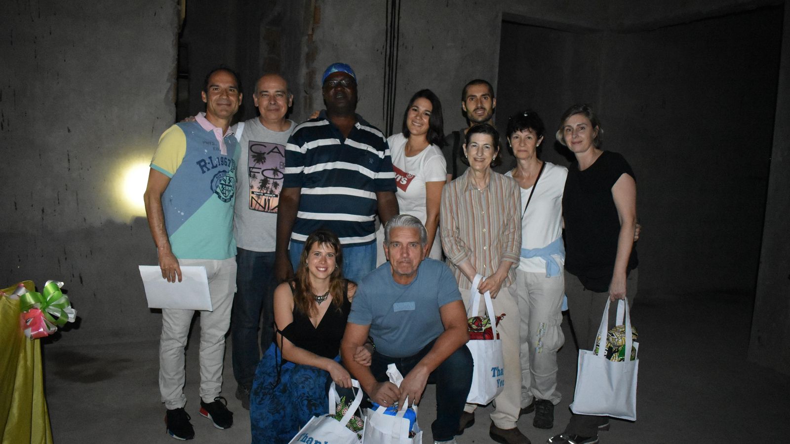 Integrantes de la misión humanitaria.