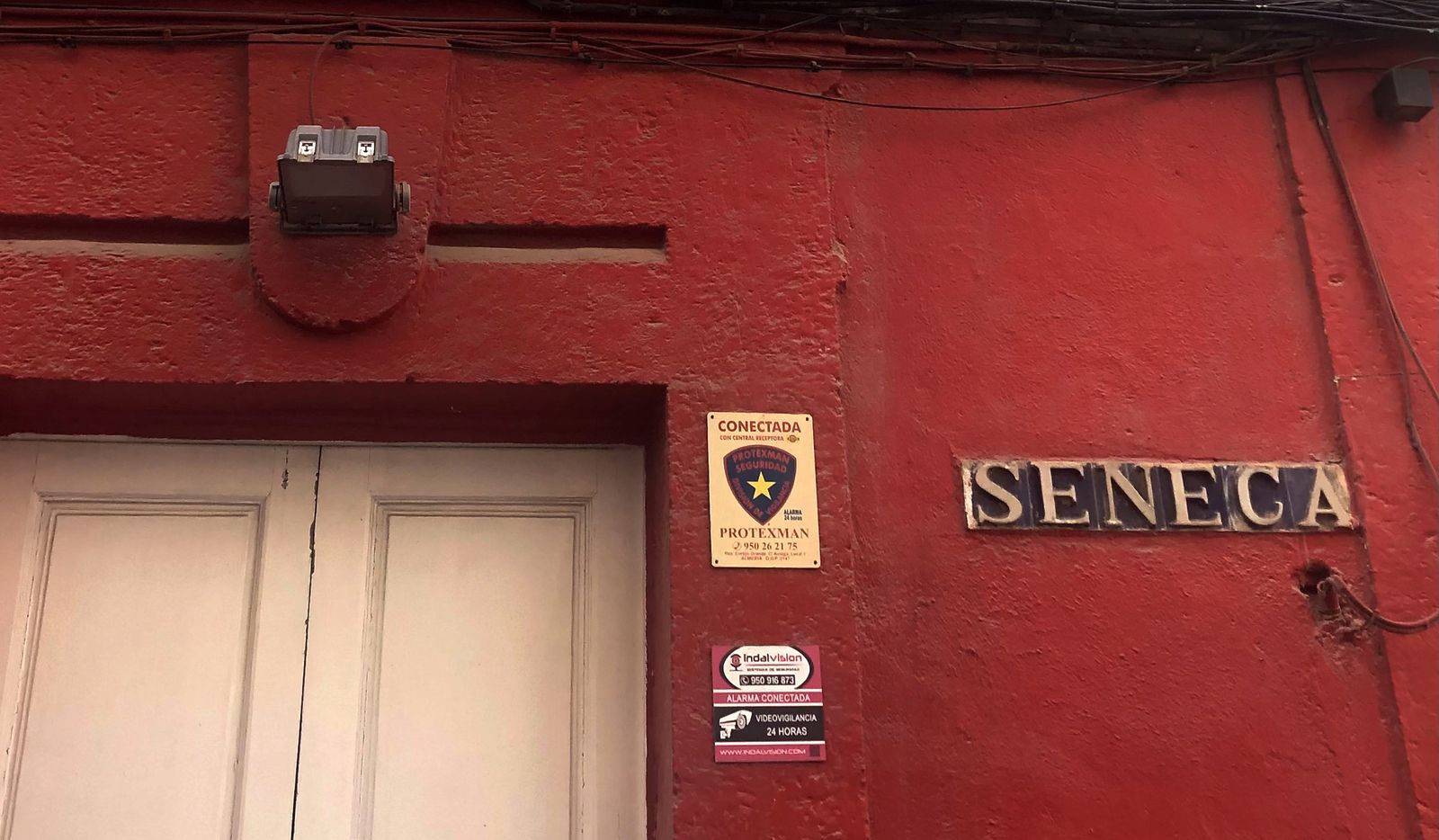 La calle Séneca, en la actualidad