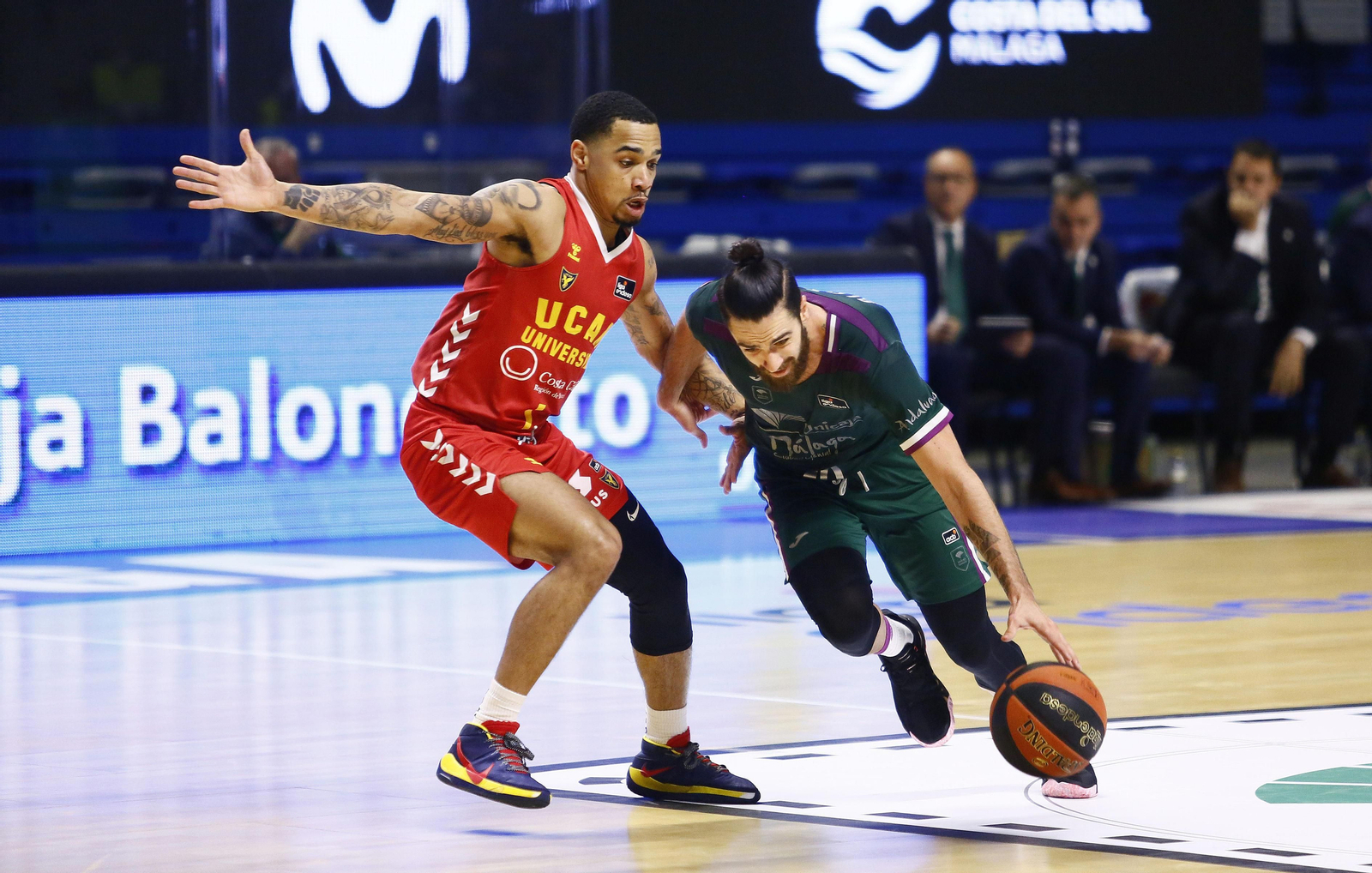 Imagen del UCAM Murcia-Unicaja. Imagen del UCAM Murcia-Unicaja.