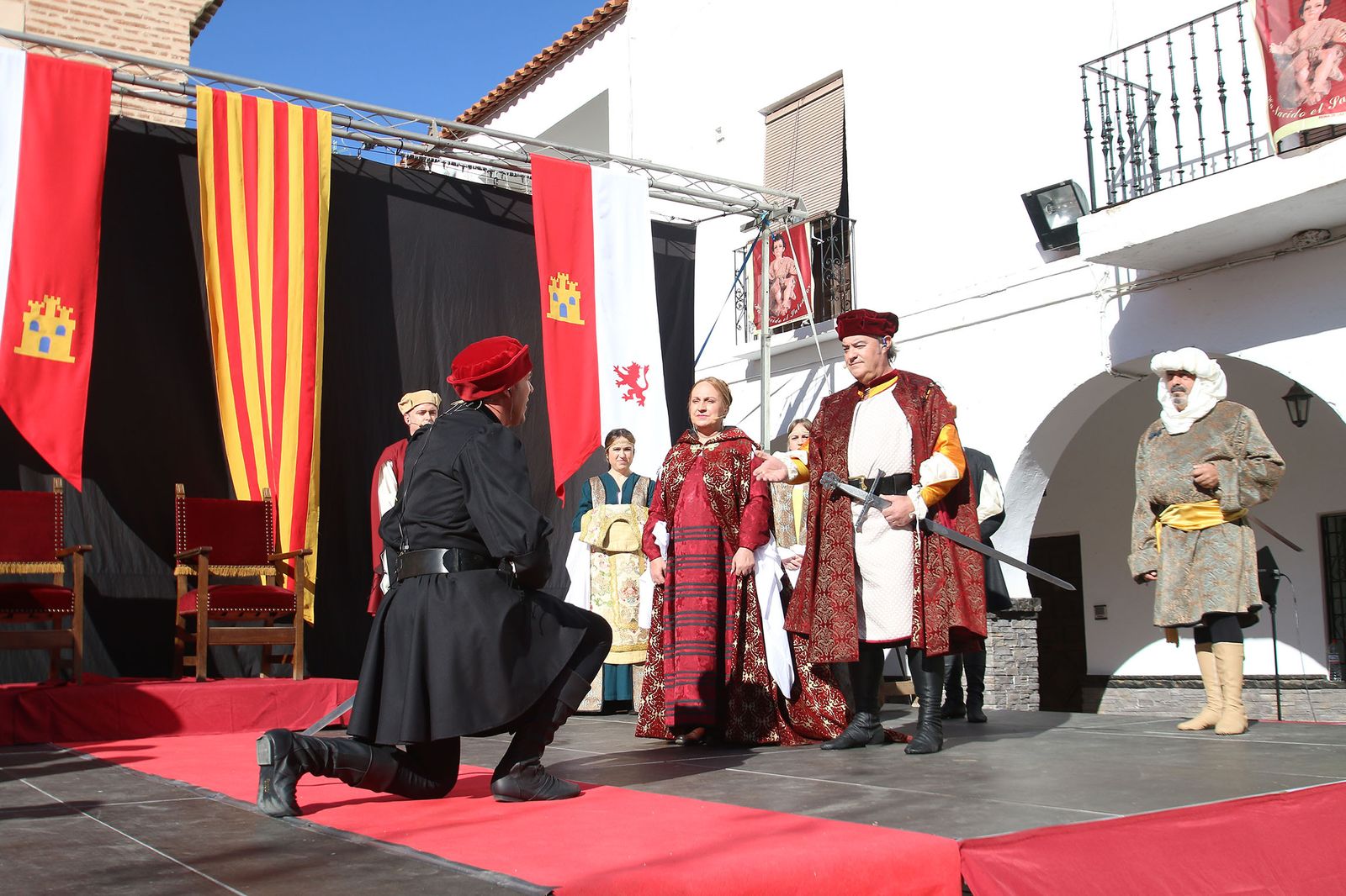 Recreación histórica en años anteriores.