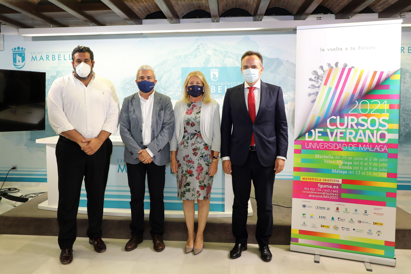 Presentación de los Cursos de Verano de la UMA en Marbella.