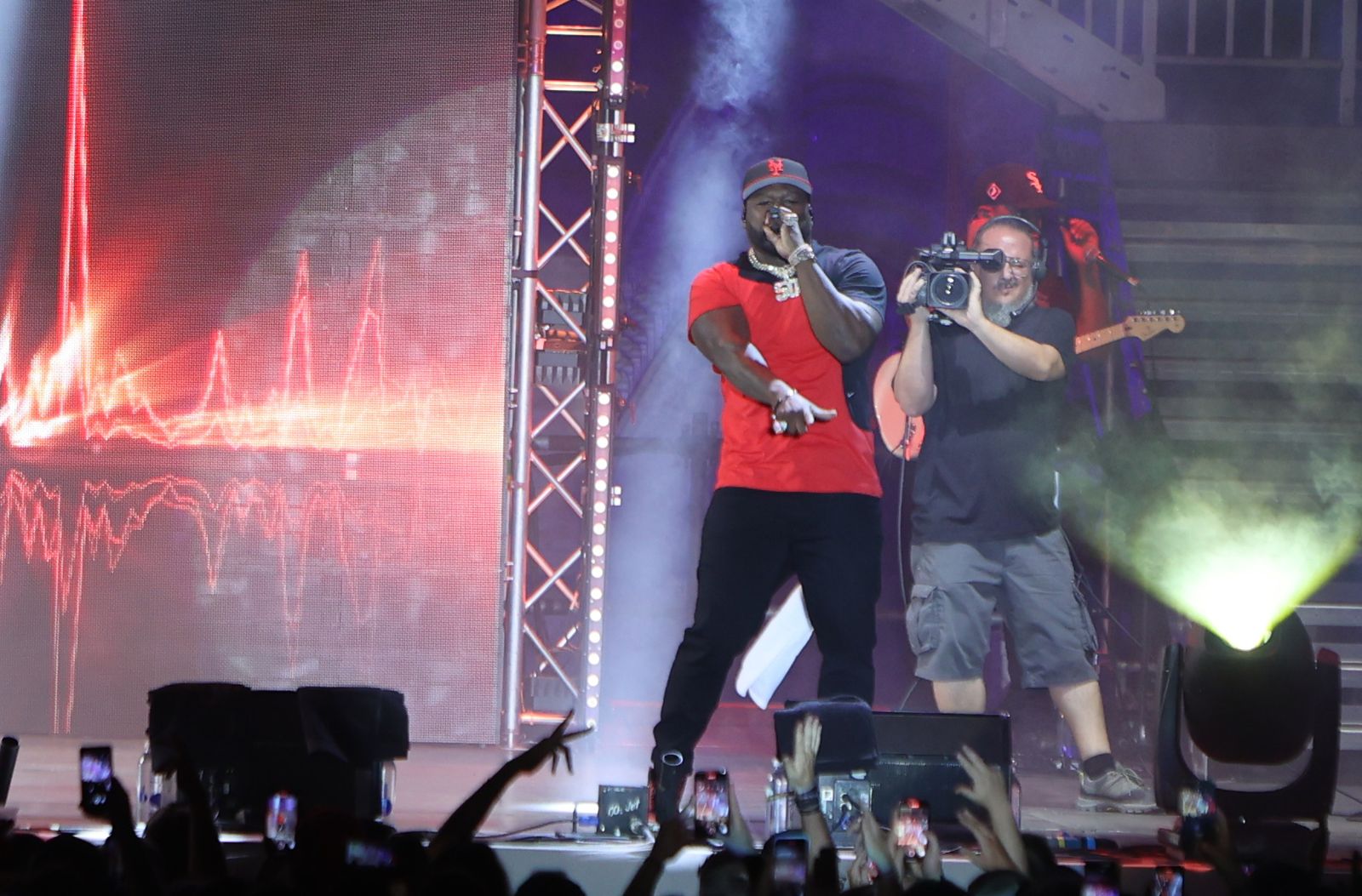 50 Cent en la Plaza de  España