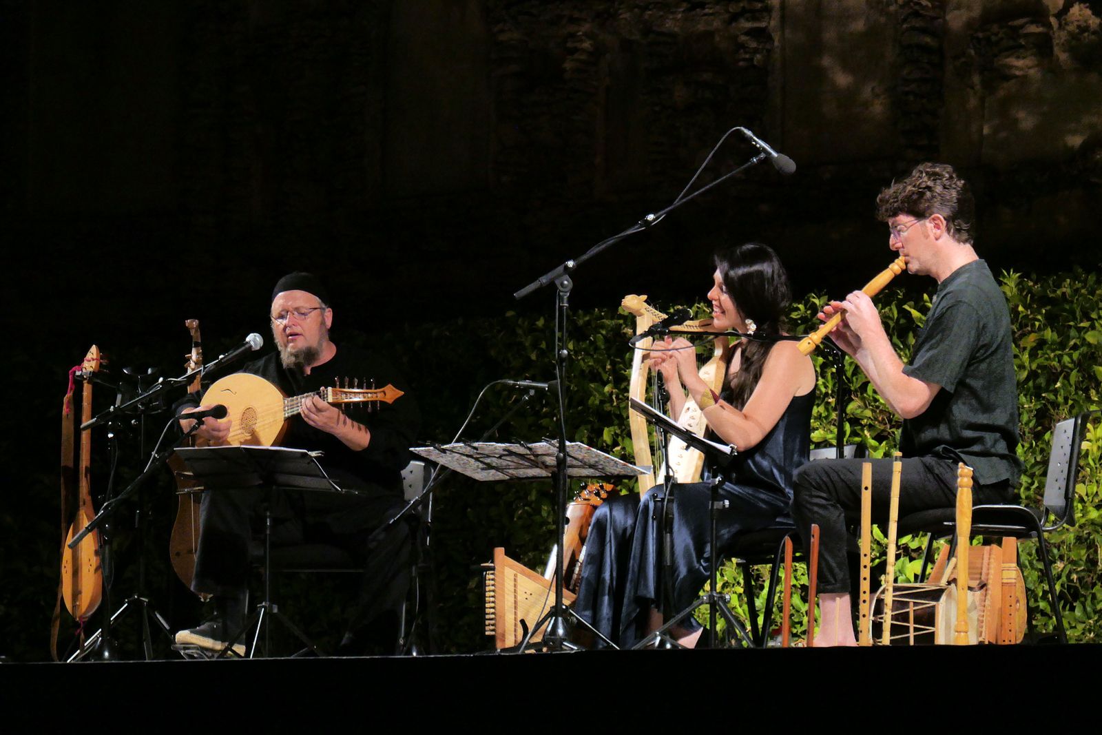 Jota Martínez, Alba Asensi y Andrés Belmonte, el Ensemble Alfonsí en el Alcázar.