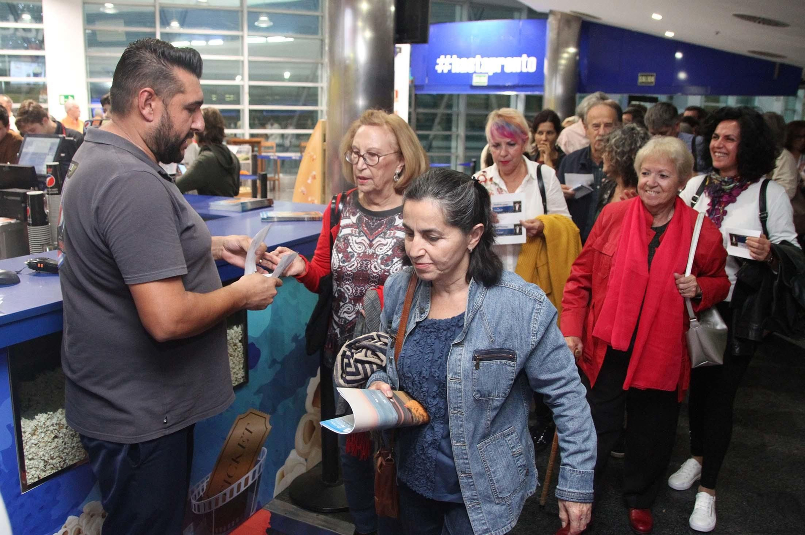 Imágenes de la proyección de la película Bernarda en CineBox Aqualon