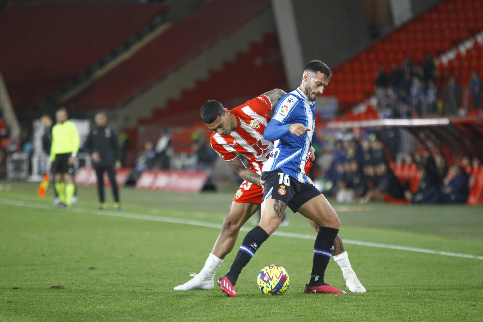 Imágenes del partido U.D. Almería-R.C.D. Espanyol