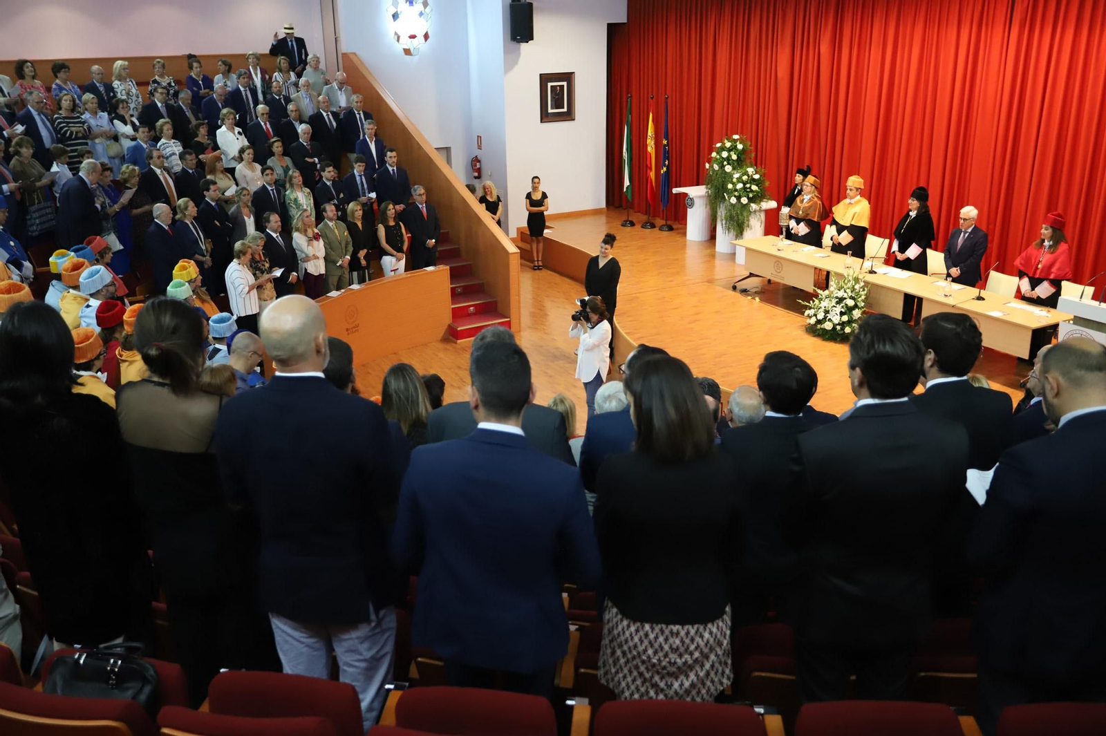 Imágenes de la investidura póstuma de García Palacios como doctor Honoris Causa