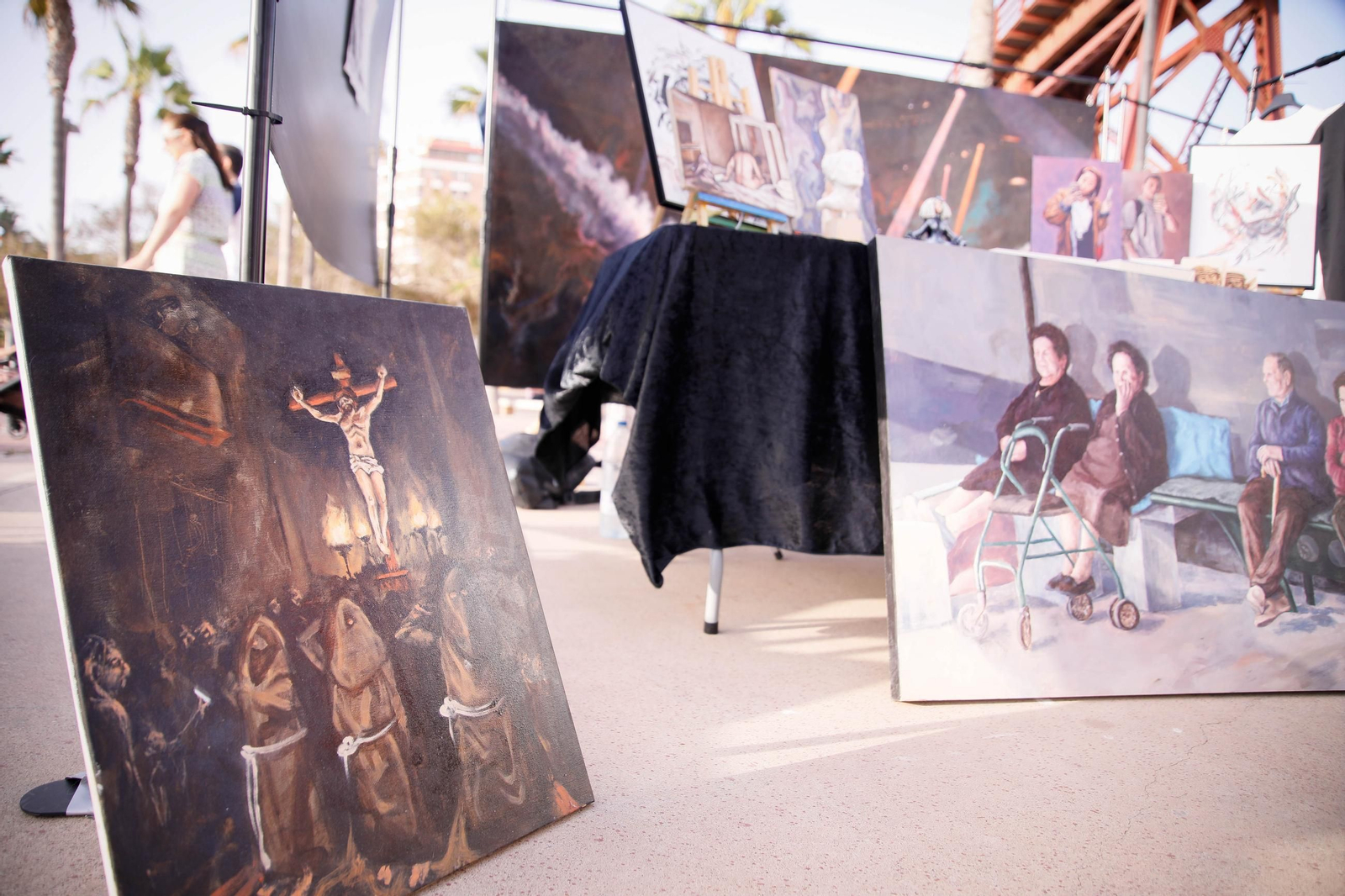 Imágenes del Festival AlmeriArt en el Parque de las Almadrabillas