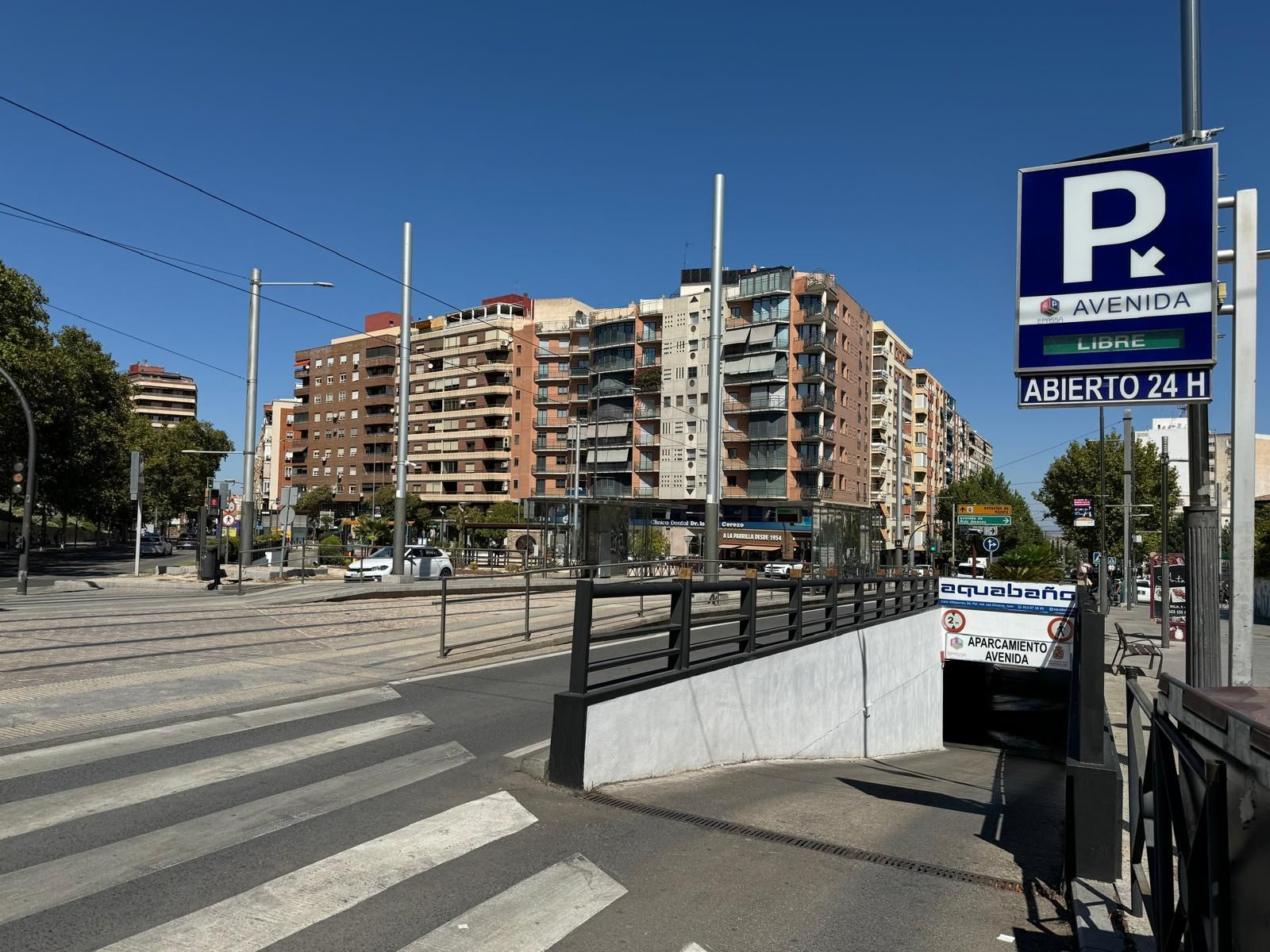 El Aparcamiento Avenida será gratis durante el curso escolar.