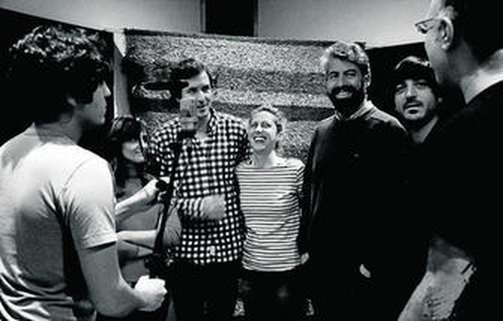 Los protagonistas del cortometraje que dirige Lola Parra.