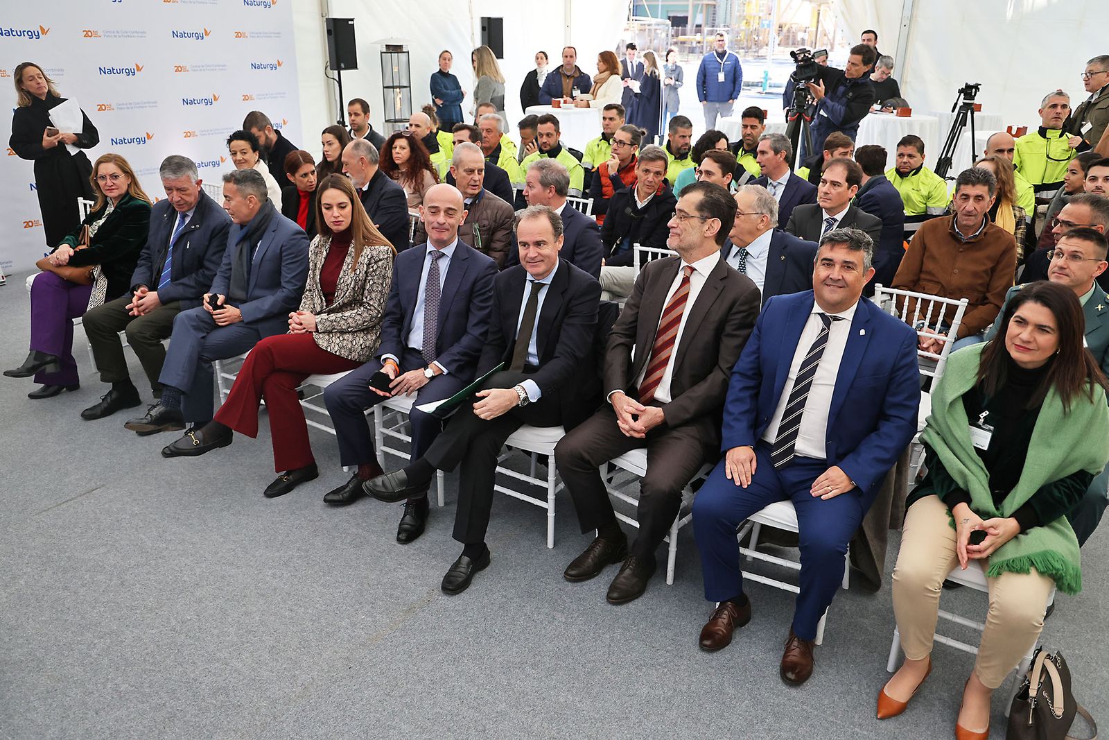 Imágenes del acto del 20 aniversario de Naturgy en Palos de la Frontera