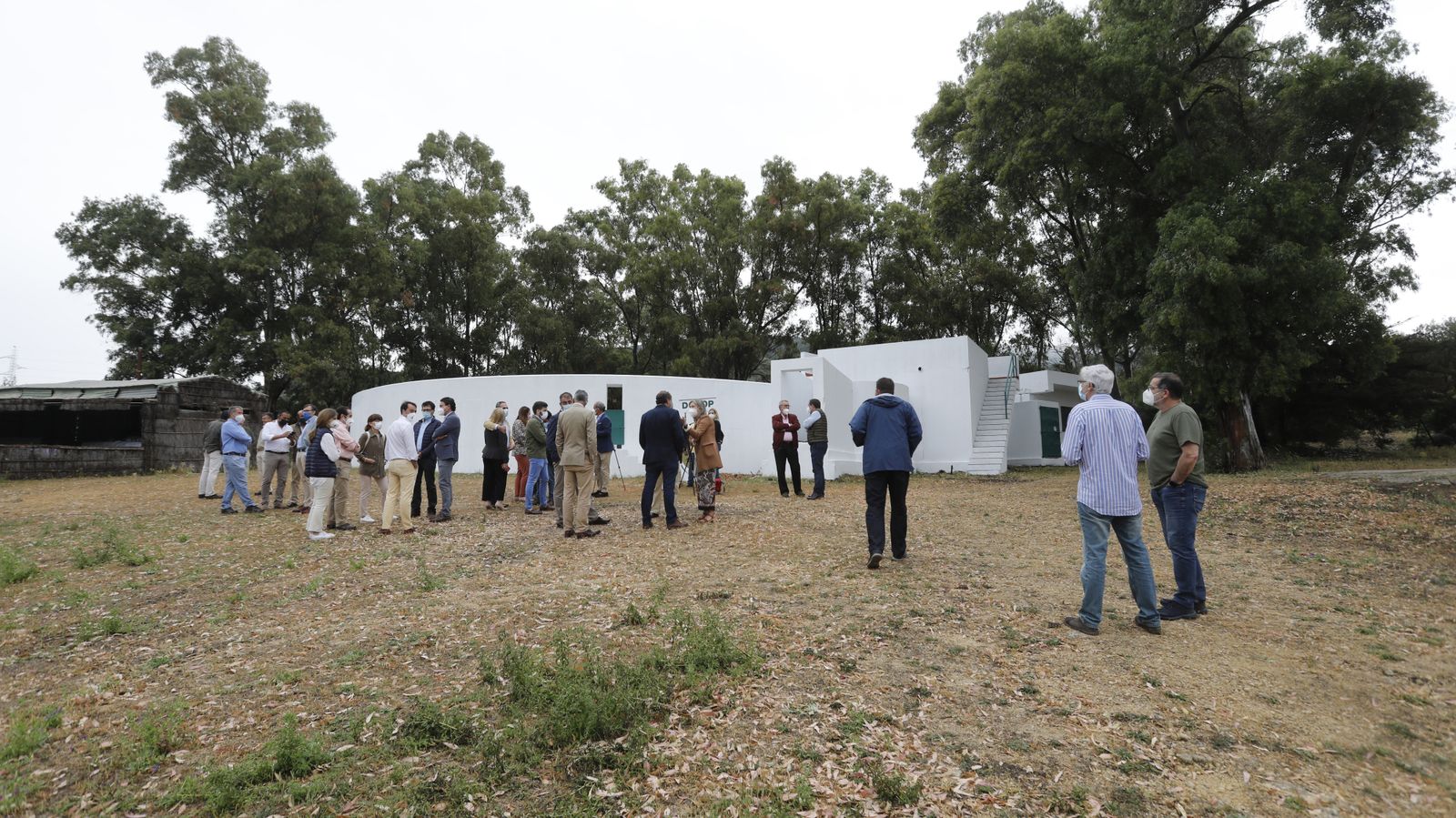 Las fotos del centro de carga de ganado vacuno en Los Barrios