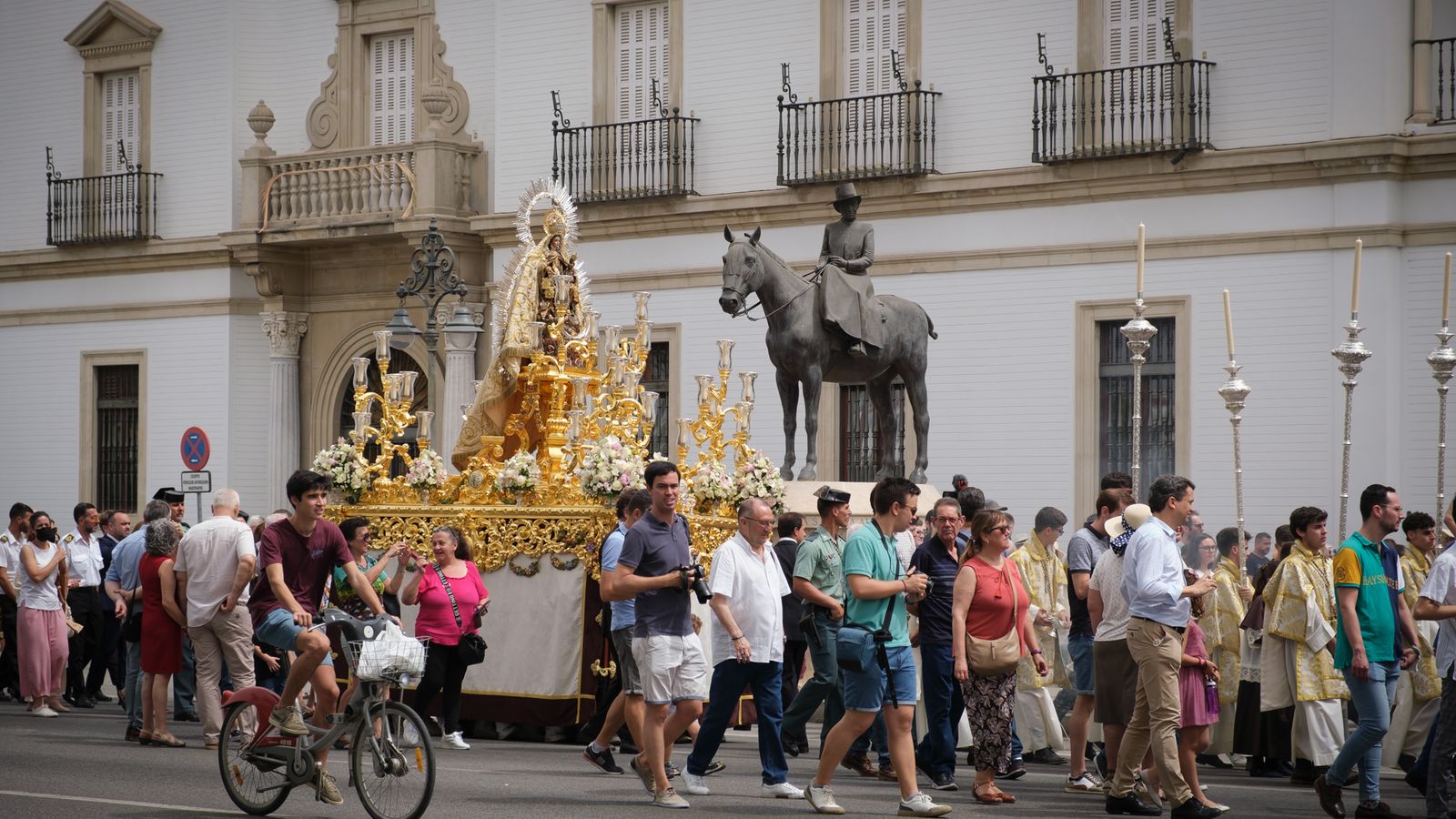 La procesión de la Virgen del Carmen este mediodía