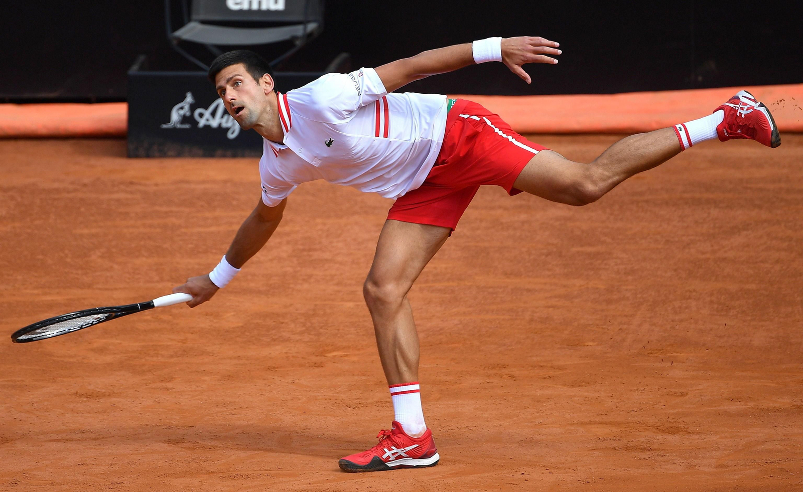 Las fotos de la Alejandro Davidovich ante Novak Djokovic.